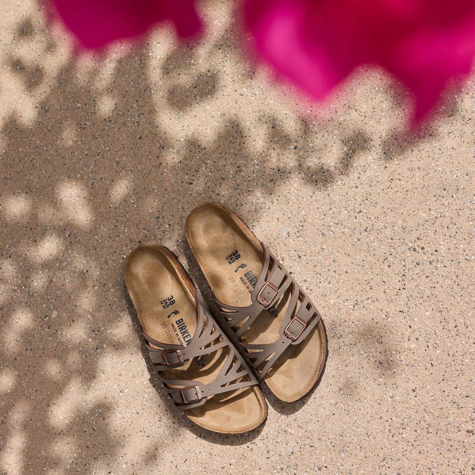 Birkenstock Granada Slide Sandal (Women) - Mocha Birkibuc - Image 4
