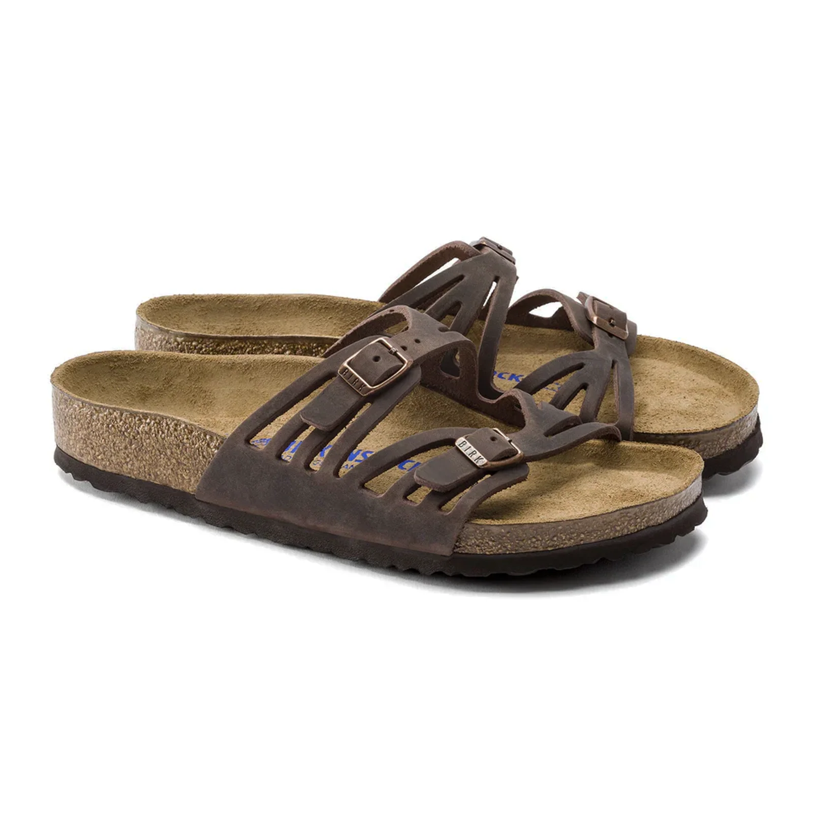 Birkenstock Granada Soft Footbed Slide Sandal (Women) - Habana Leather - Image 4