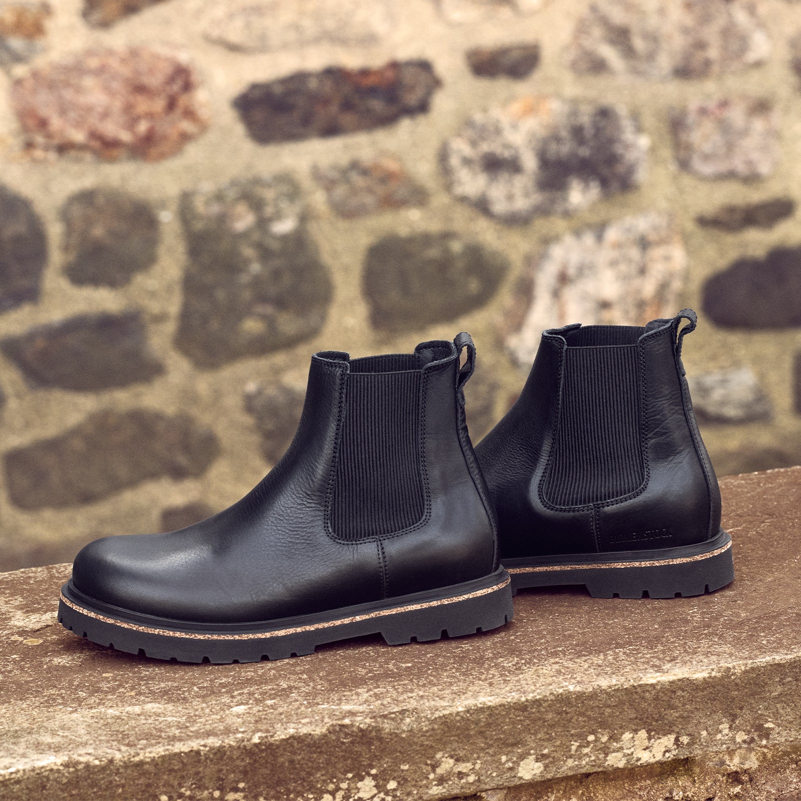 Birkenstock Highwood Chelsea Boot (Men) - Black Leather - Image 7