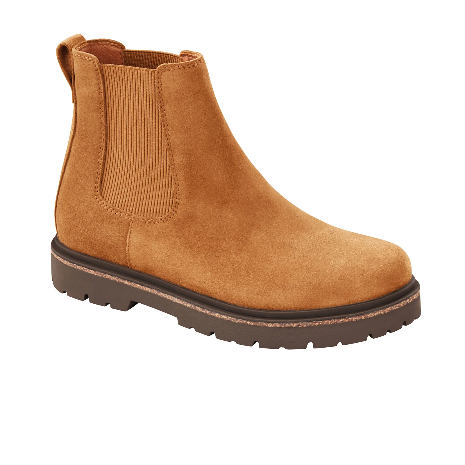 Birkenstock Highwood Chelsea Boot (Men) - Mink Suede