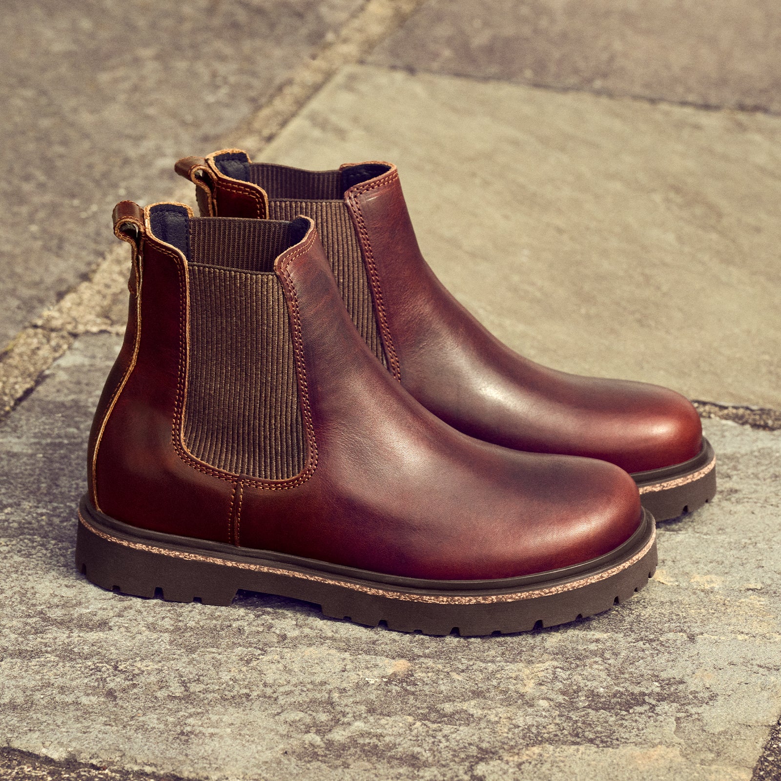 Birkenstock Highwood Chelsea Boot (Unisex) - Chocolate Leather - Image 6