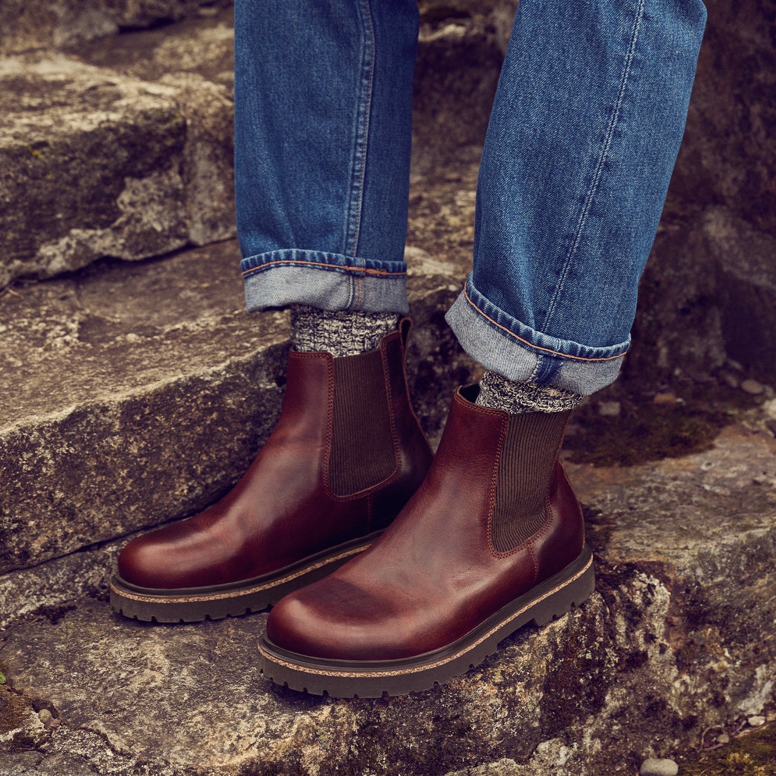 Birkenstock Highwood Chelsea Boot (Unisex) - Chocolate Leather - Image 7