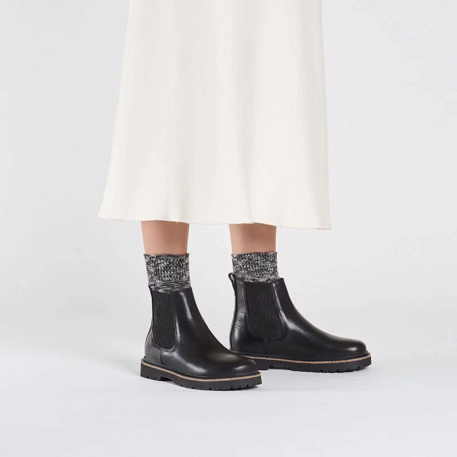 Birkenstock Highwood Chelsea Boot (Women) - Black Leather - Image 6