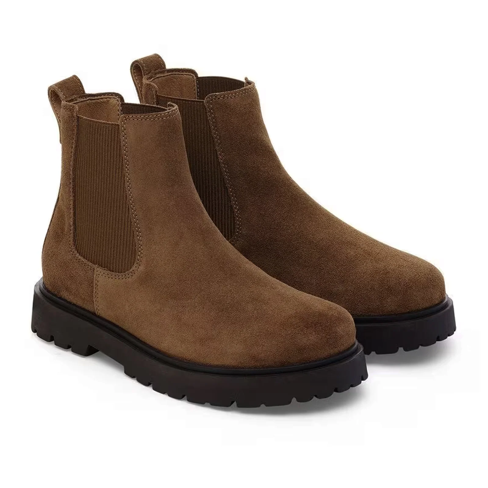 Birkenstock Highwood Chelsea Boot (Women) - Dark Tea Suede - Image 4