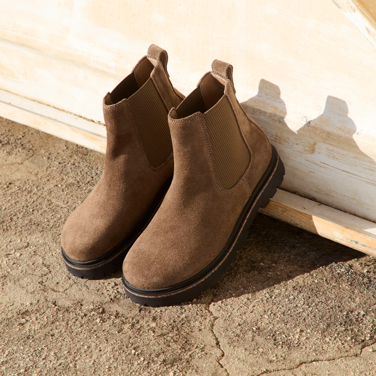 Birkenstock Highwood Chelsea Boot (Women) - Dark Tea Suede - Image 6