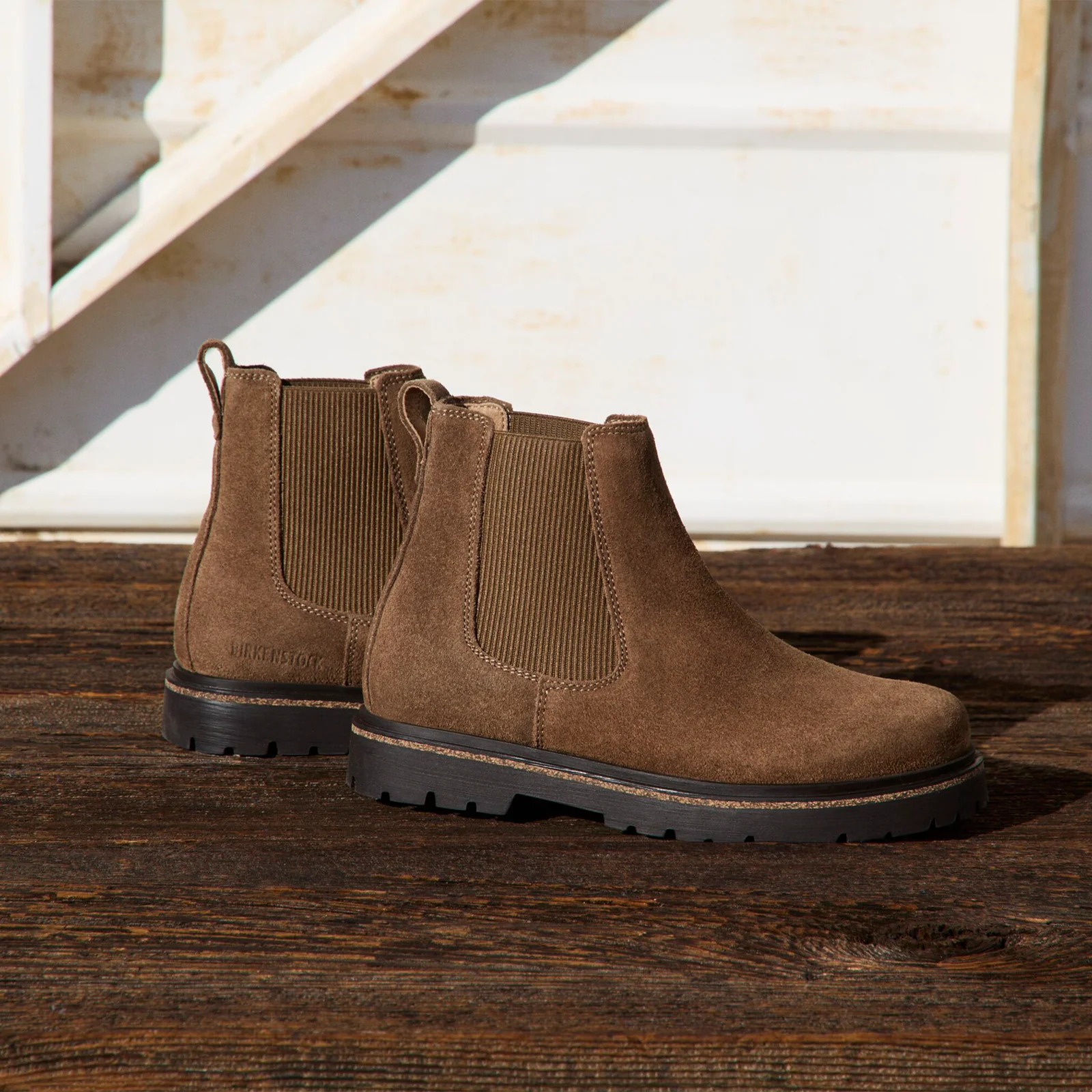 Birkenstock Highwood Chelsea Boot (Women) - Dark Tea Suede - Image 7