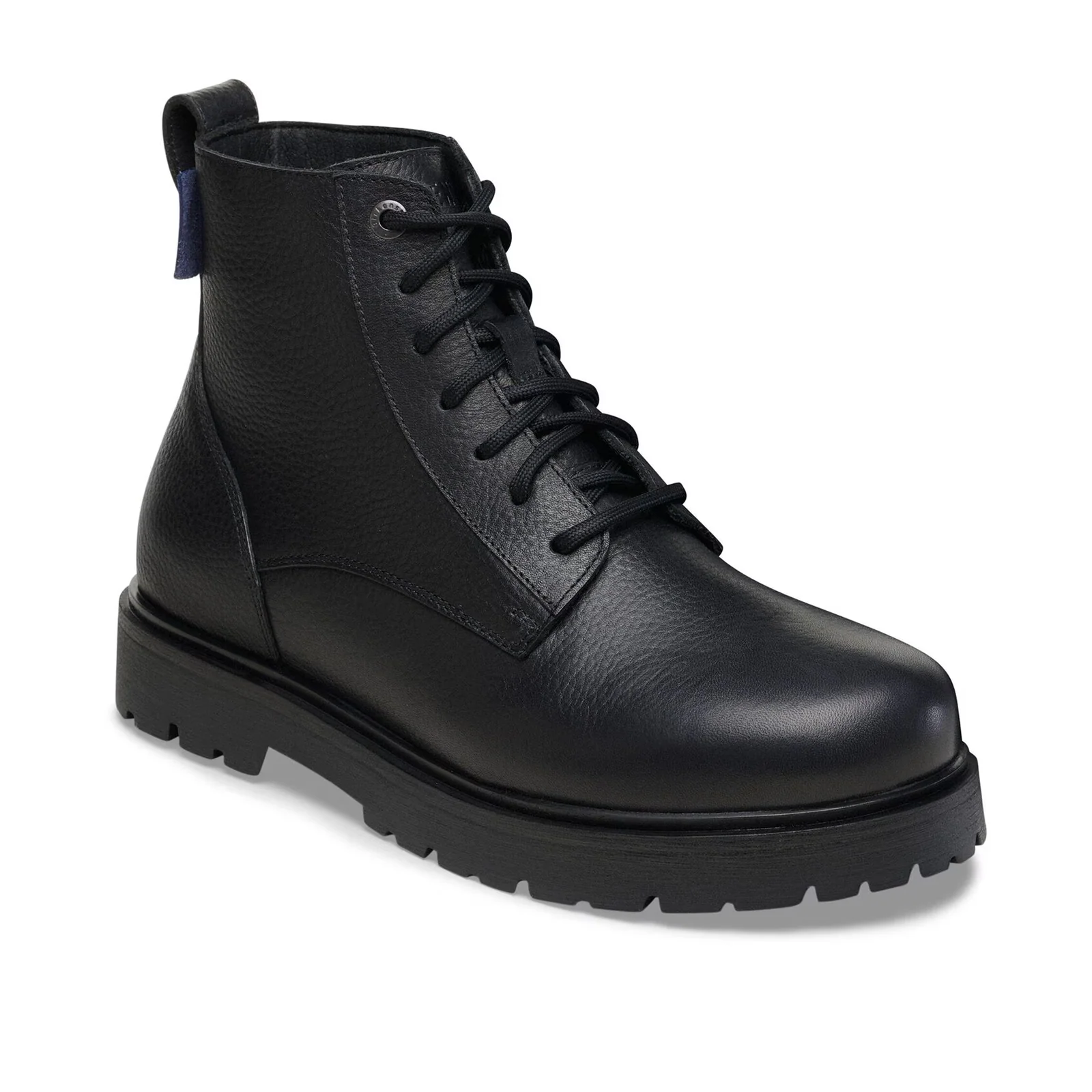 Birkenstock Highwood Lace Waterproof Mid Boot (Men) - Black Leather