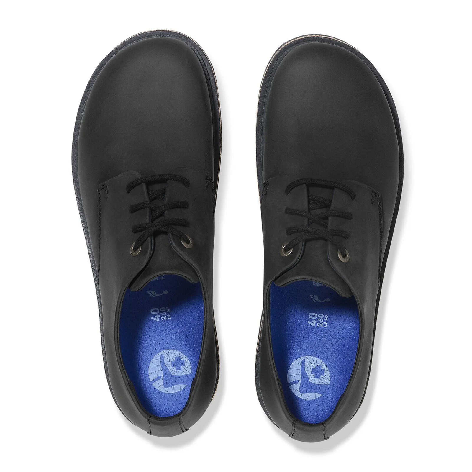 Birkenstock Highwood Low Oxford (Men) - Black Oiled Leather - Image 2