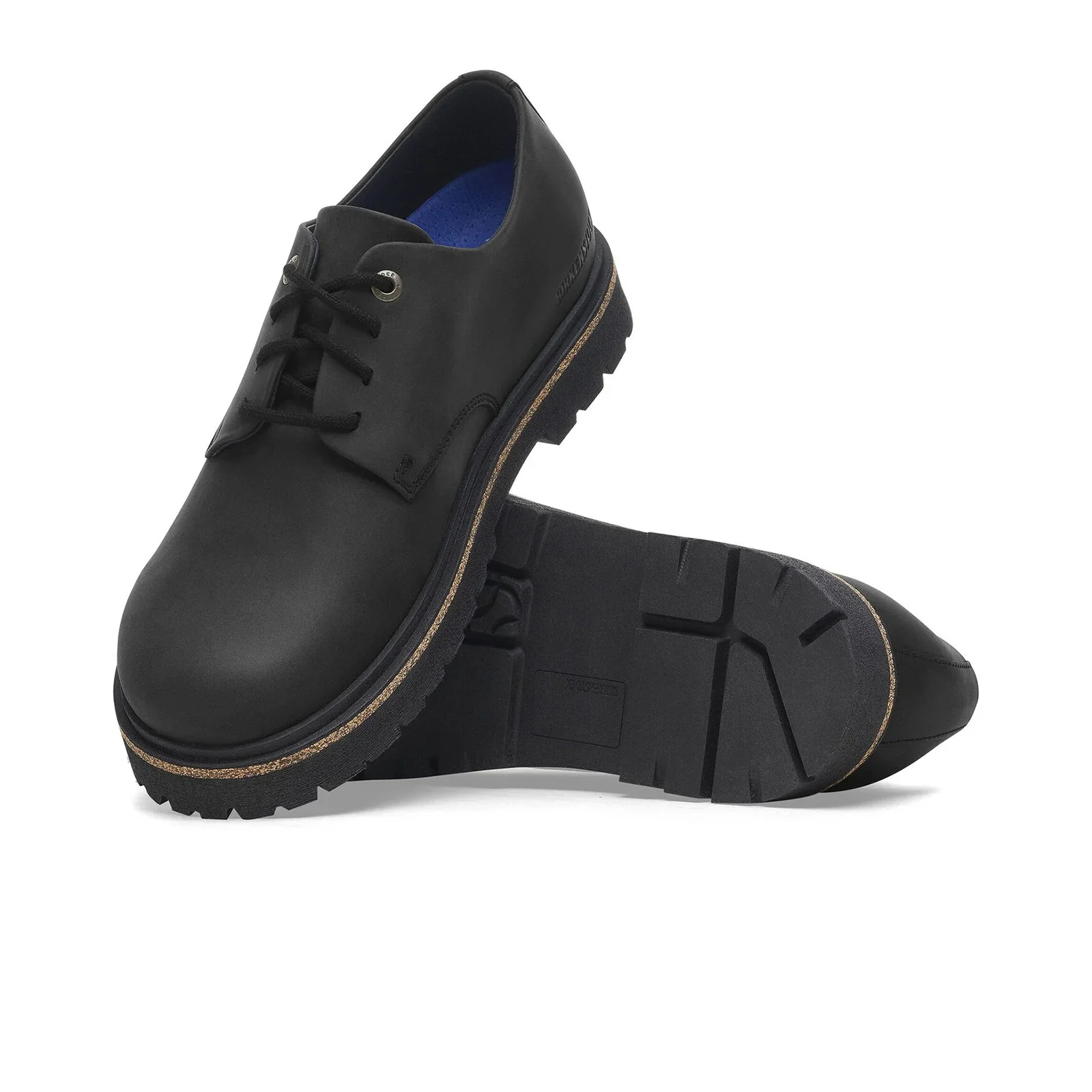 Birkenstock Highwood Low Oxford (Men) - Black Oiled Leather - Image 3