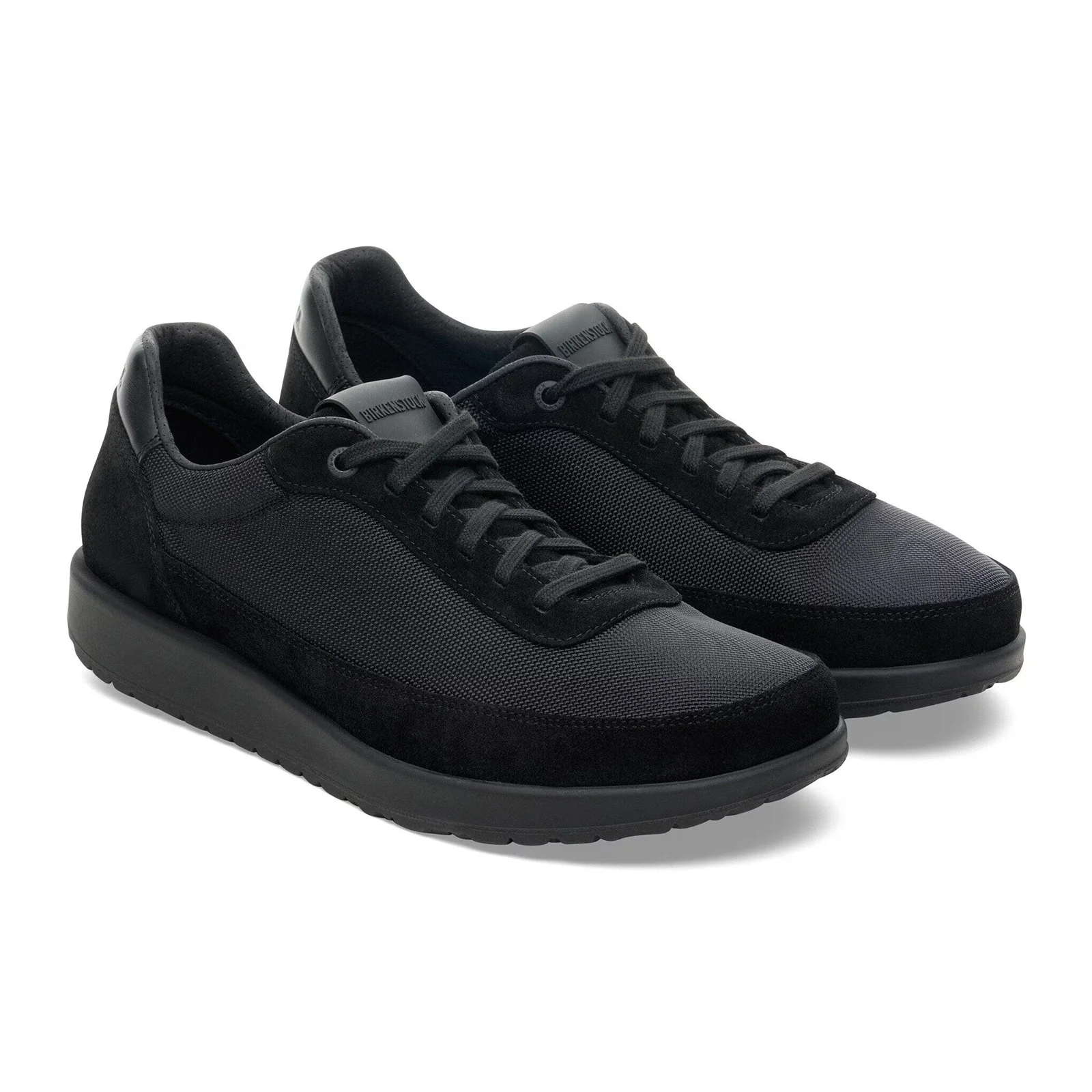 Birkenstock Honnef City Lace Up (Women) - Black/Black Textile - Image 4