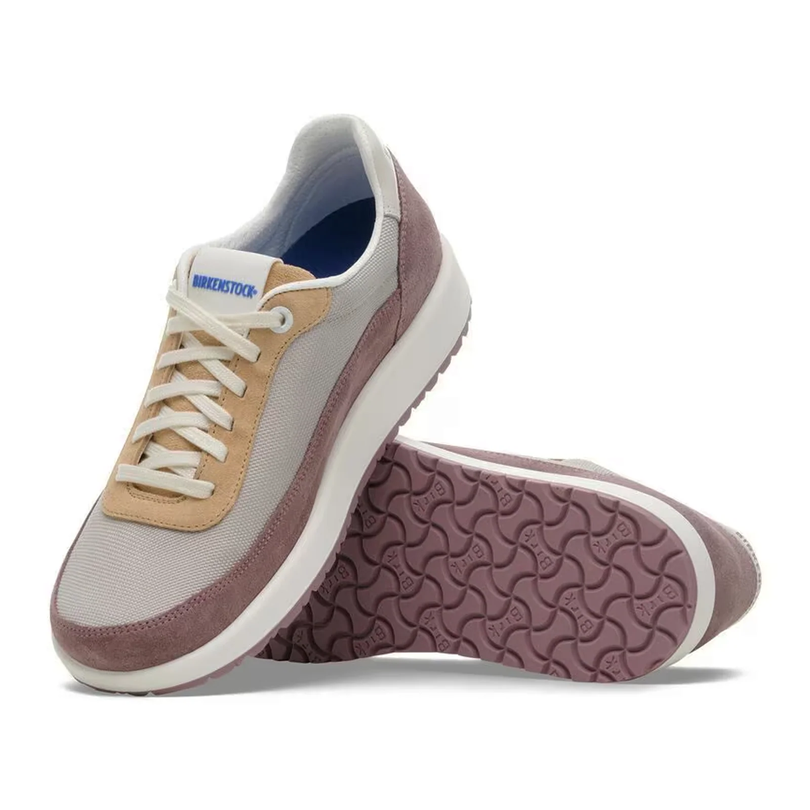 Birkenstock Honnef City Lace Up (Women) - Faded Purple/New Beige/Stone Coin - Image 3