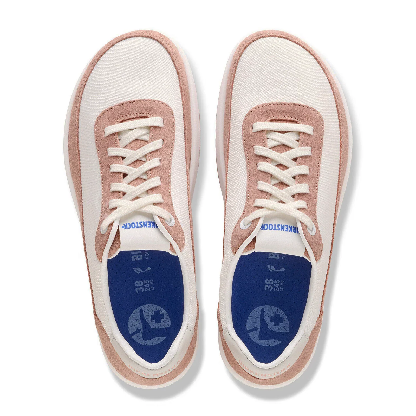 Birkenstock Honnef City Narrow Lace Up (Women) - Pink Clay/White - Image 2