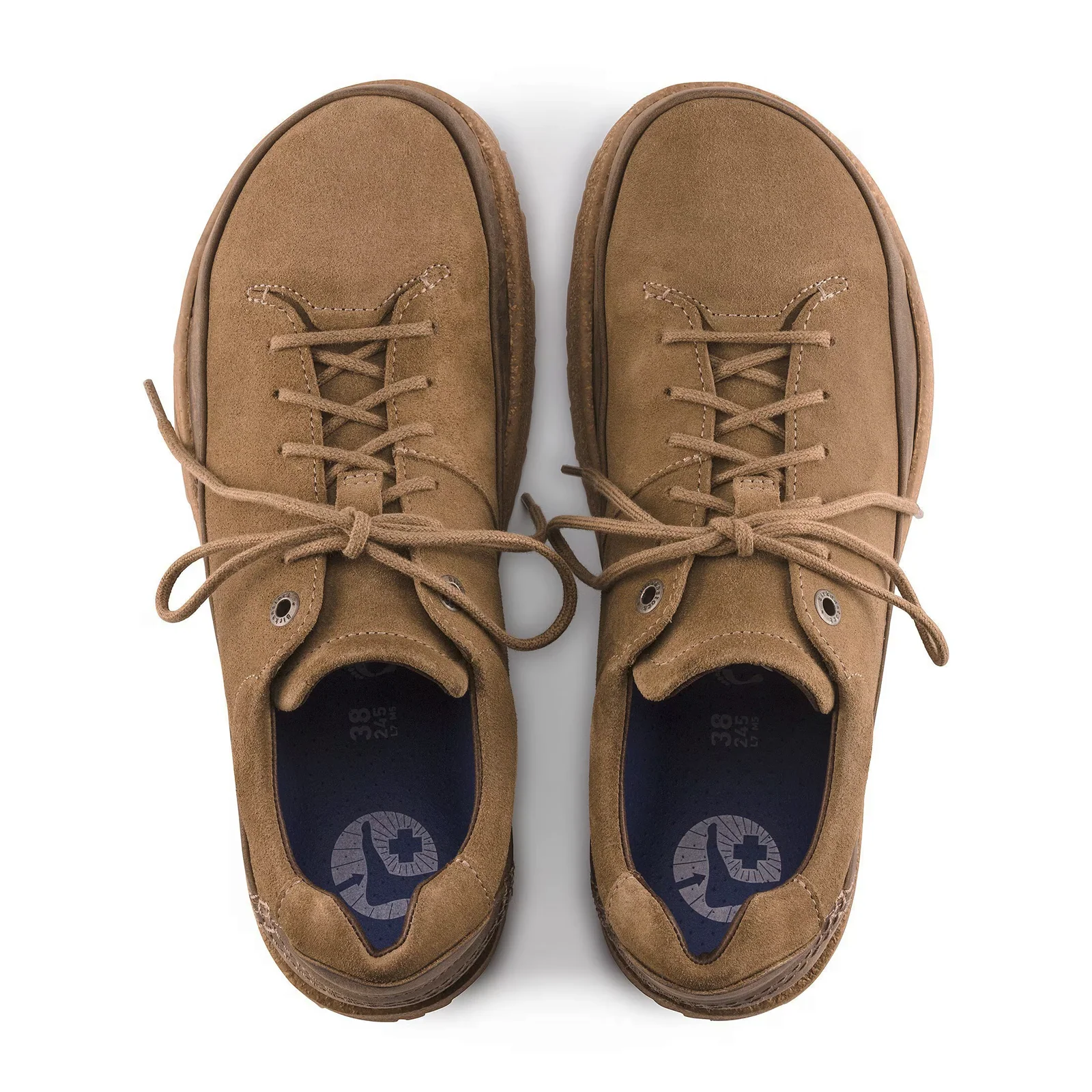 Birkenstock Honnef Low Narrow Lace Up (Women) - Tea Suede - Image 2