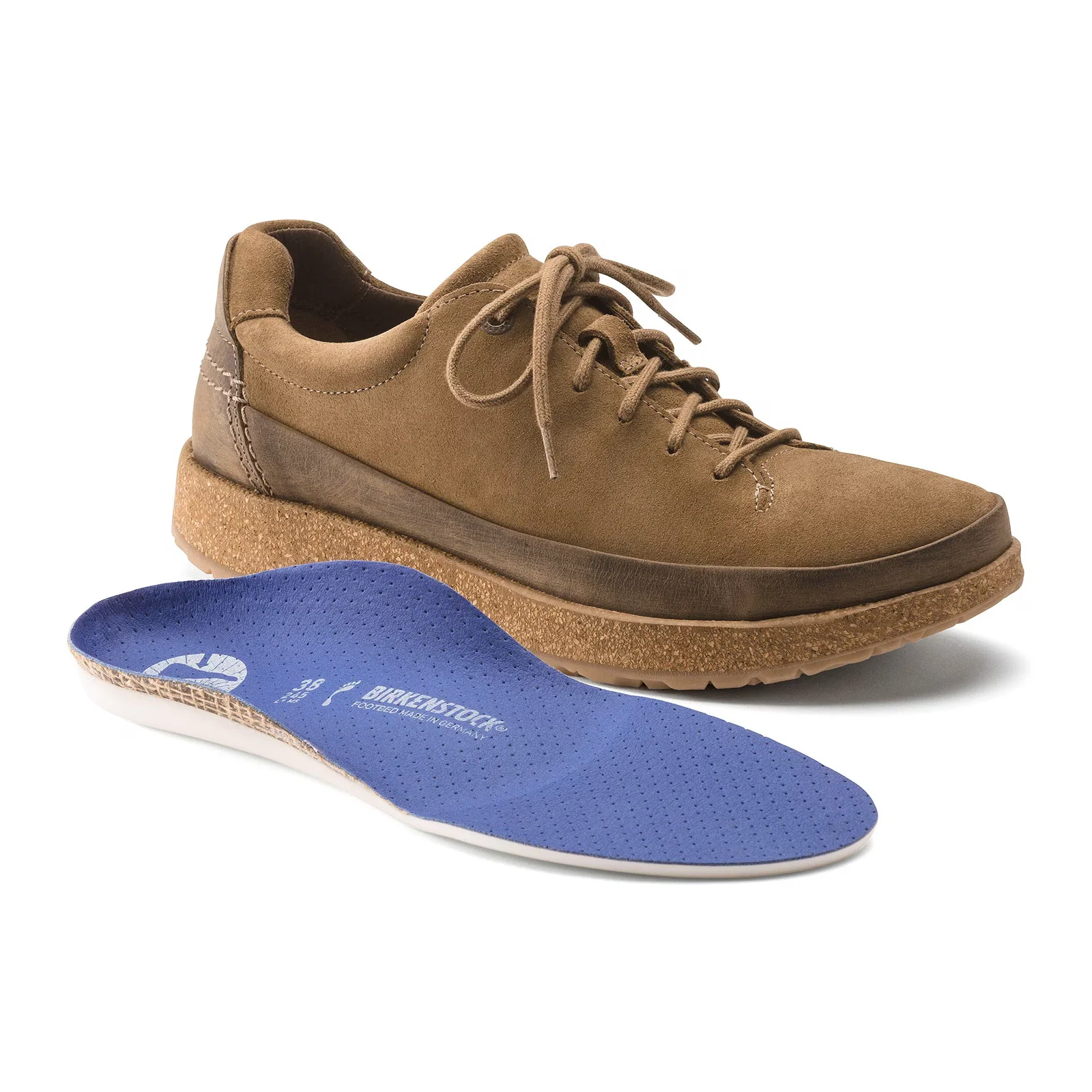 Birkenstock Honnef Low Narrow Lace Up (Women) - Tea Suede - Image 4