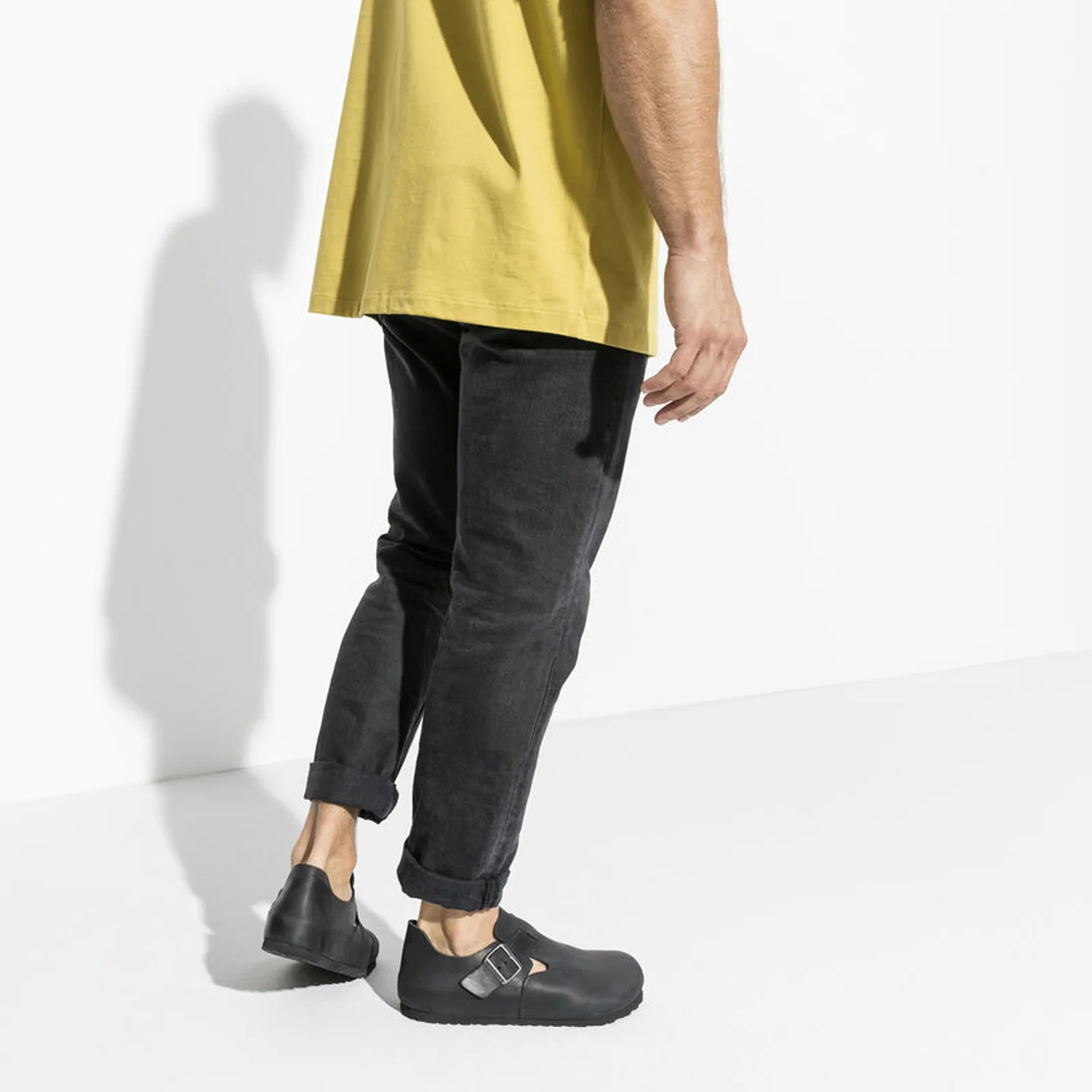 Birkenstock London Clog (Unisex) - Black Oiled Leather - Image 4