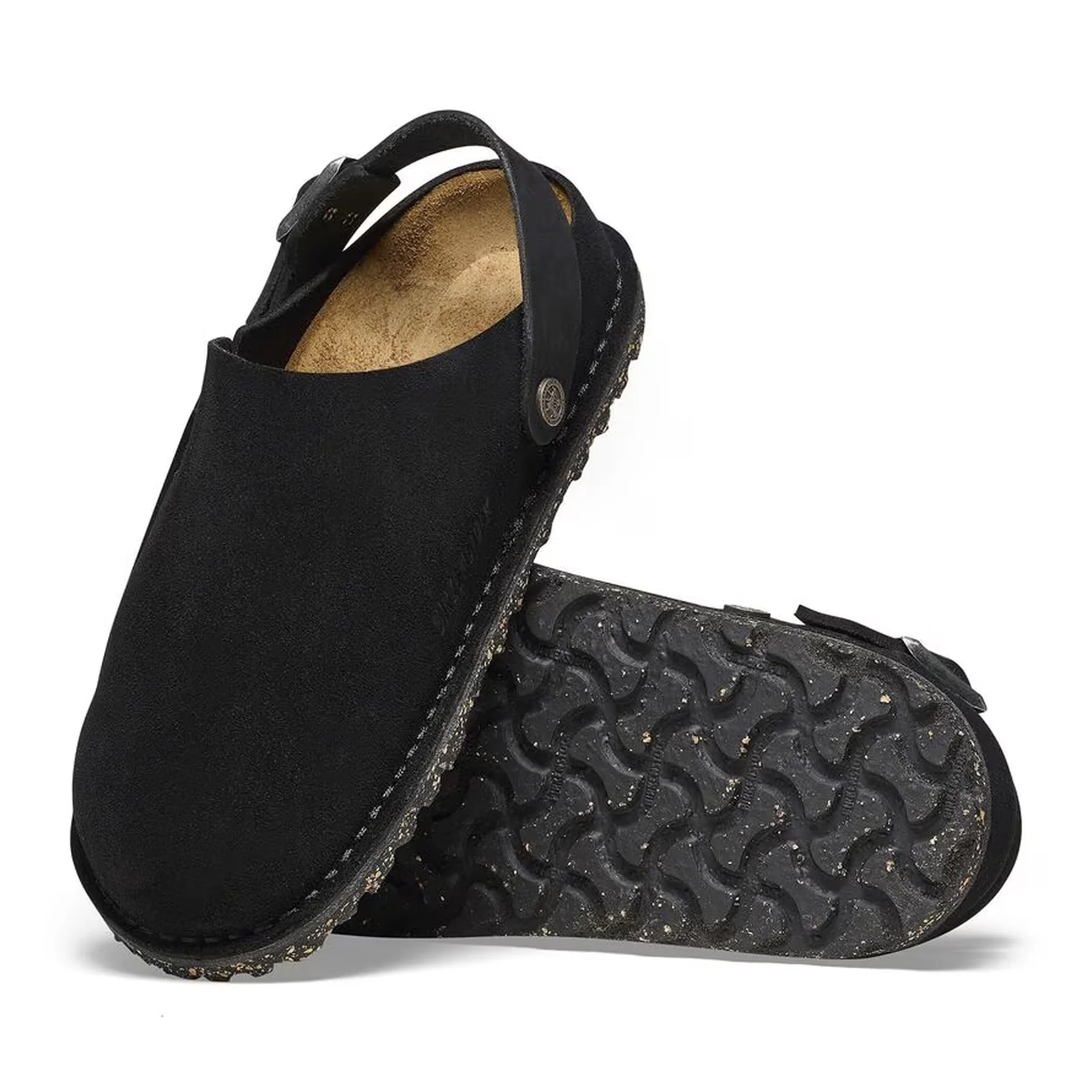 Birkenstock Lutry Slipper (Men) - Black Suede - Image 3