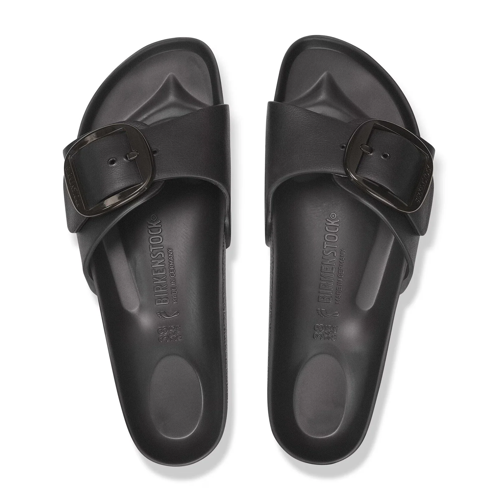 Birkenstock Madrid Big Buckle EVA Slide Sandal (Women) - Black - Image 2