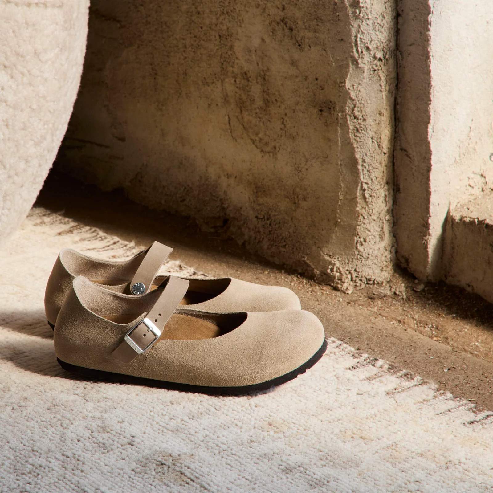 Birkenstock Mantova Mary Jane Flat (Women) - Taupe Suede - Image 10
