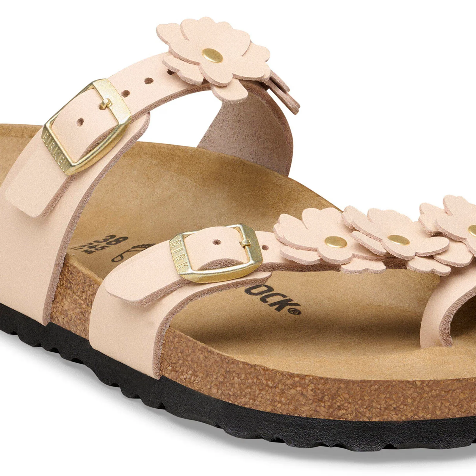 Birkenstock Mayari Flowers Sandal (Women) - Light Rose Leather - Image 5
