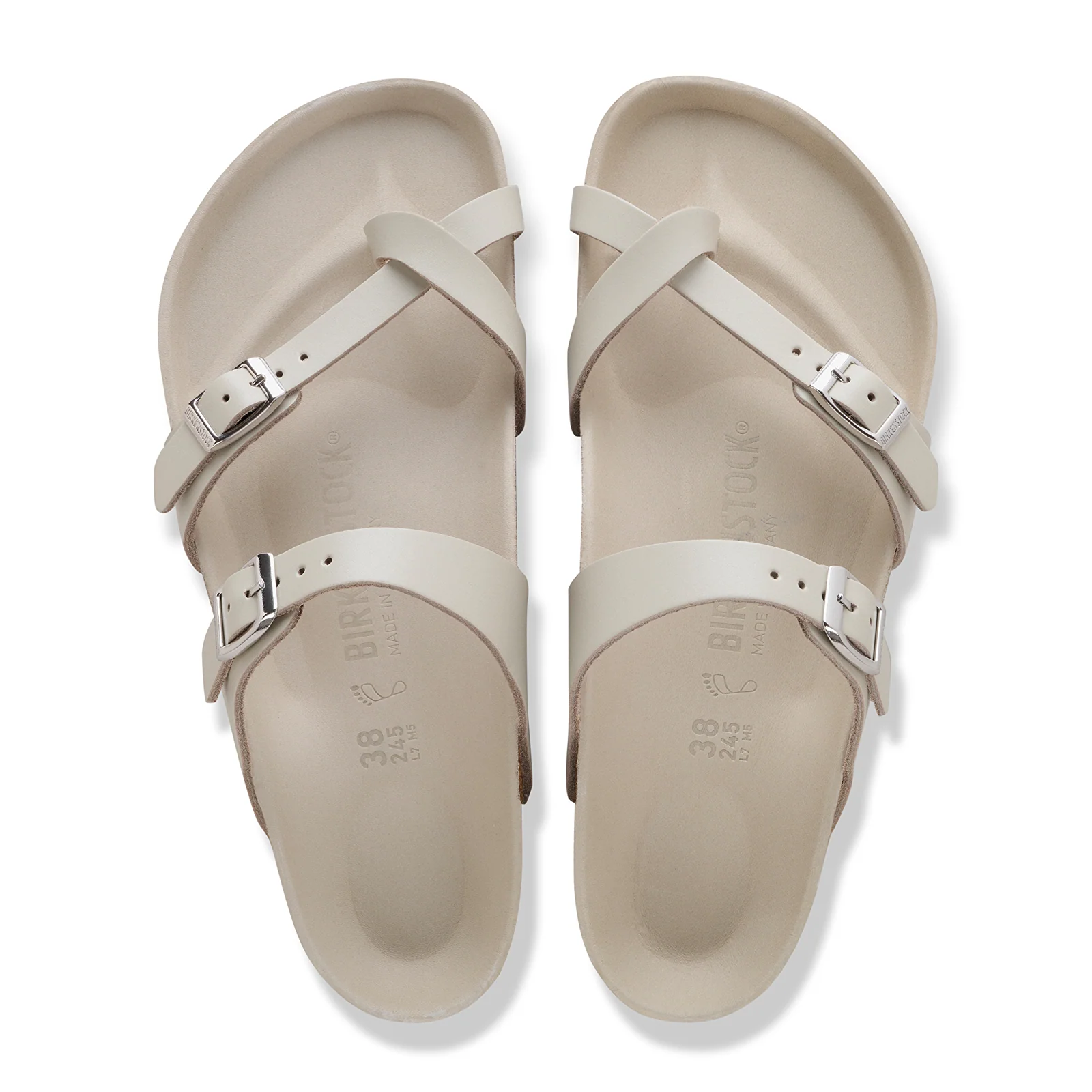 Birkenstock Mayari Sandal (Women) - Amalfi Oyster Leather - Image 2