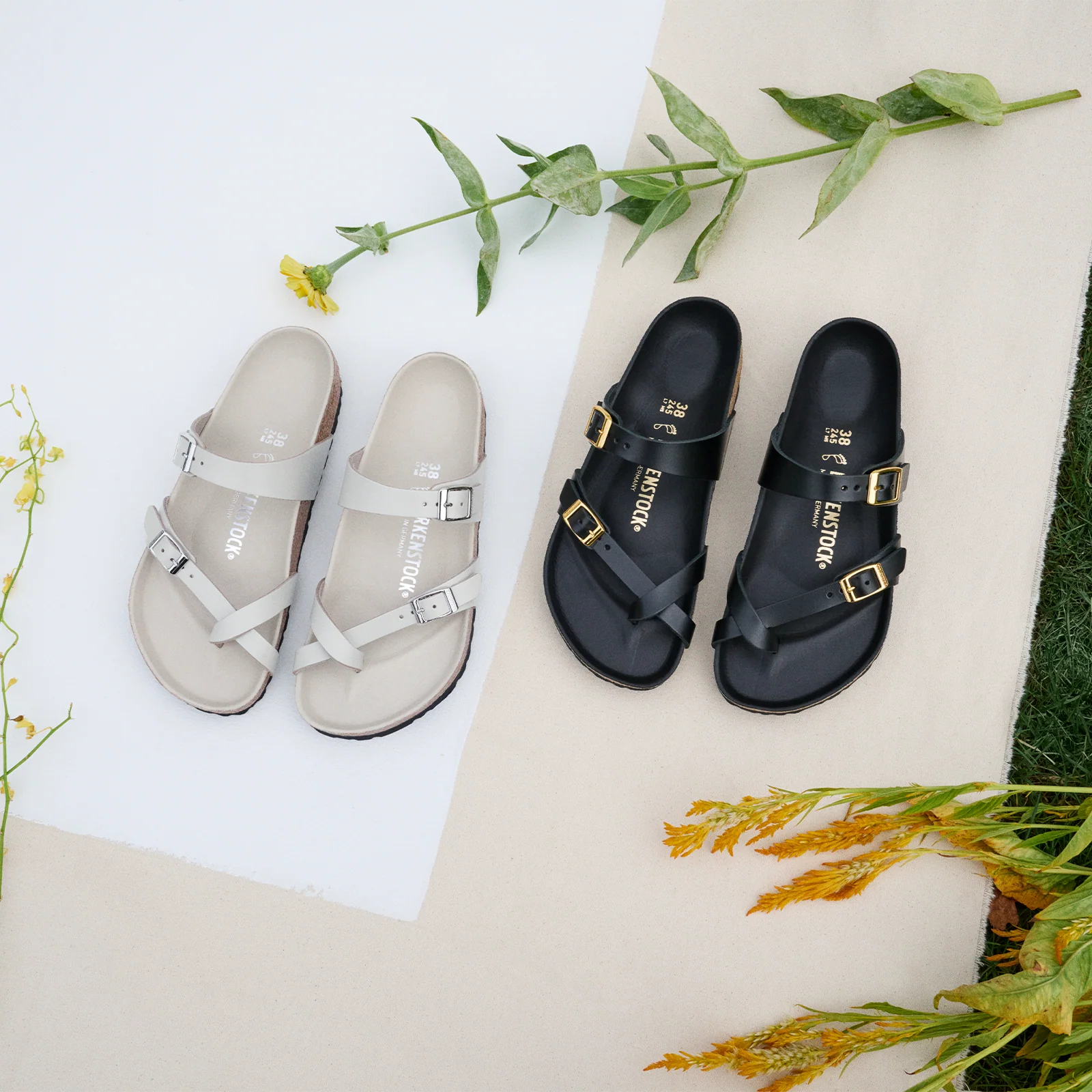 Birkenstock Mayari Sandal (Women) - Amalfi Oyster Leather - Image 9