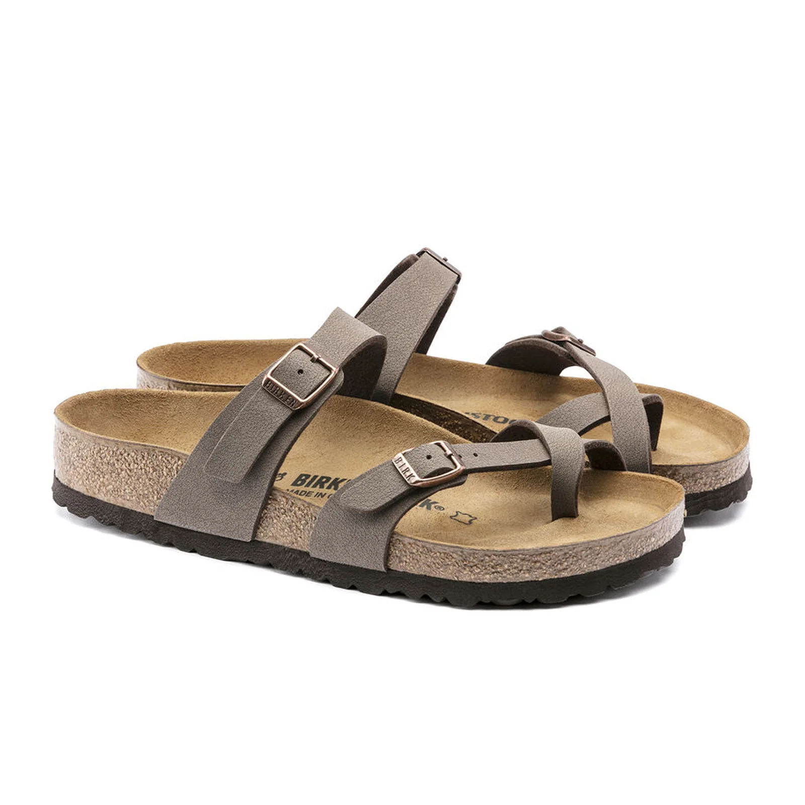 Birkenstock Mayari Narrow Sandal (Women) - Mocha Birkibuc - Image 4