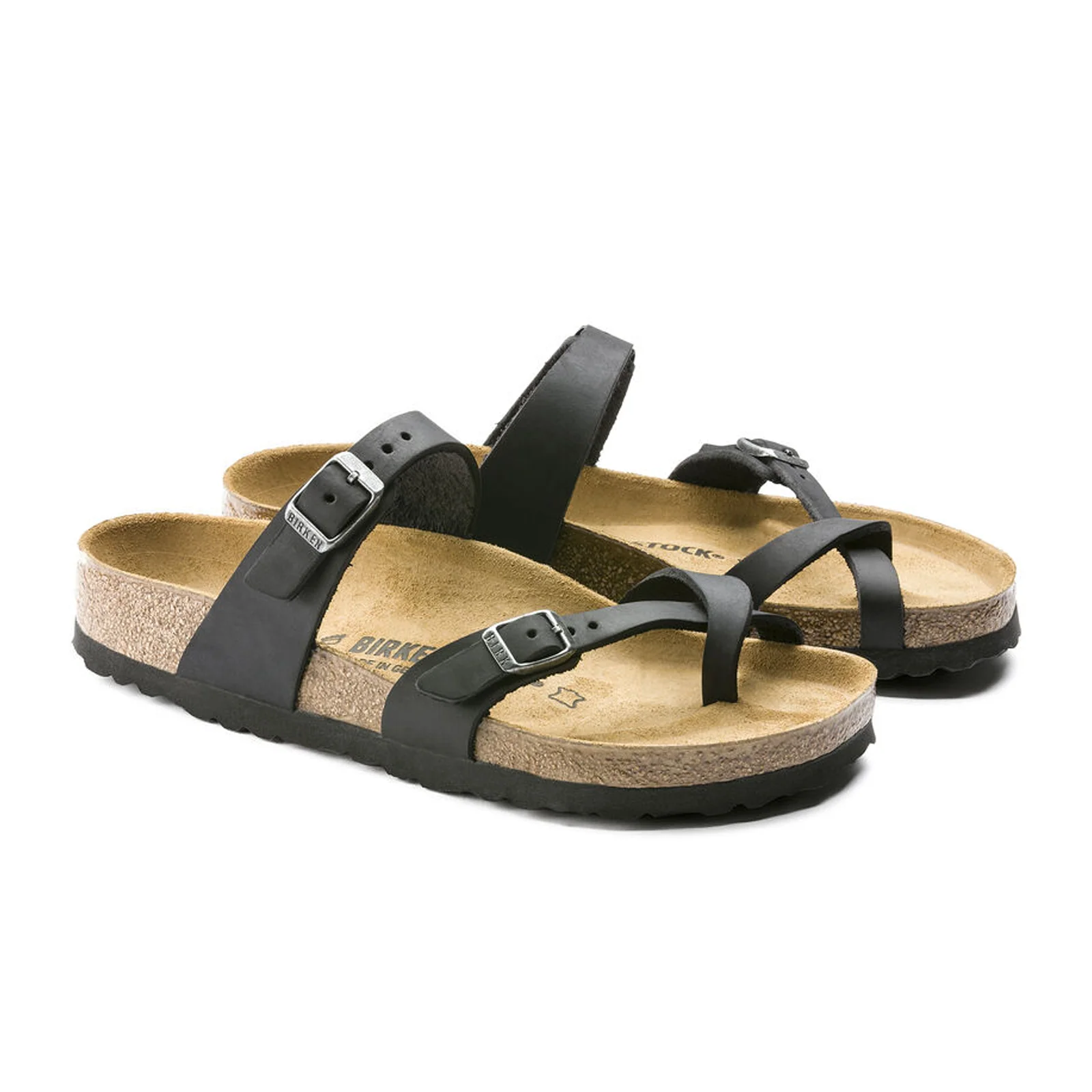 Birkenstock Mayari Sandal (Women) - Black Oiled Leather - Image 4