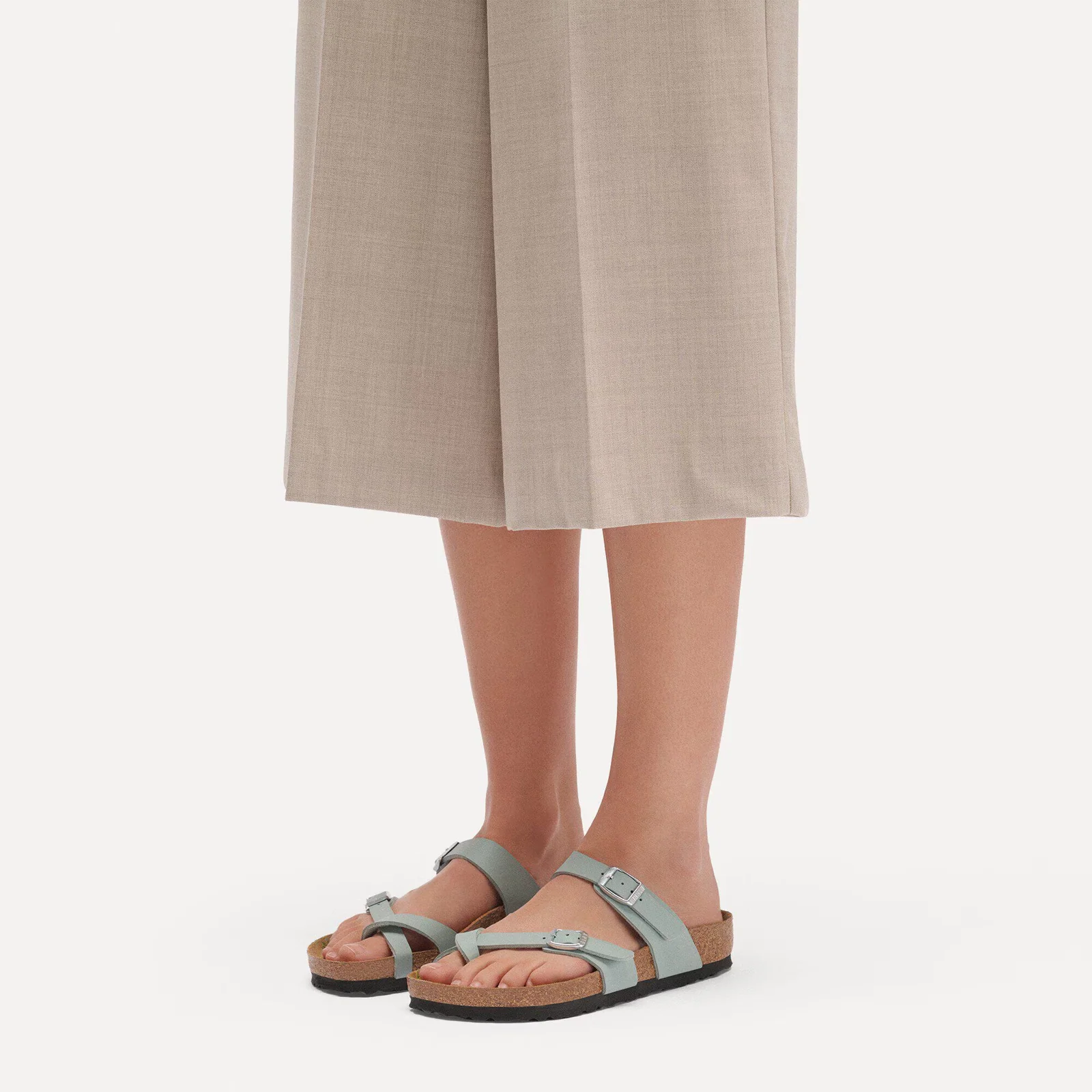 Birkenstock Mayari Sandal (Women) - Flowers Pure Sage Birko-Flor - Image 6