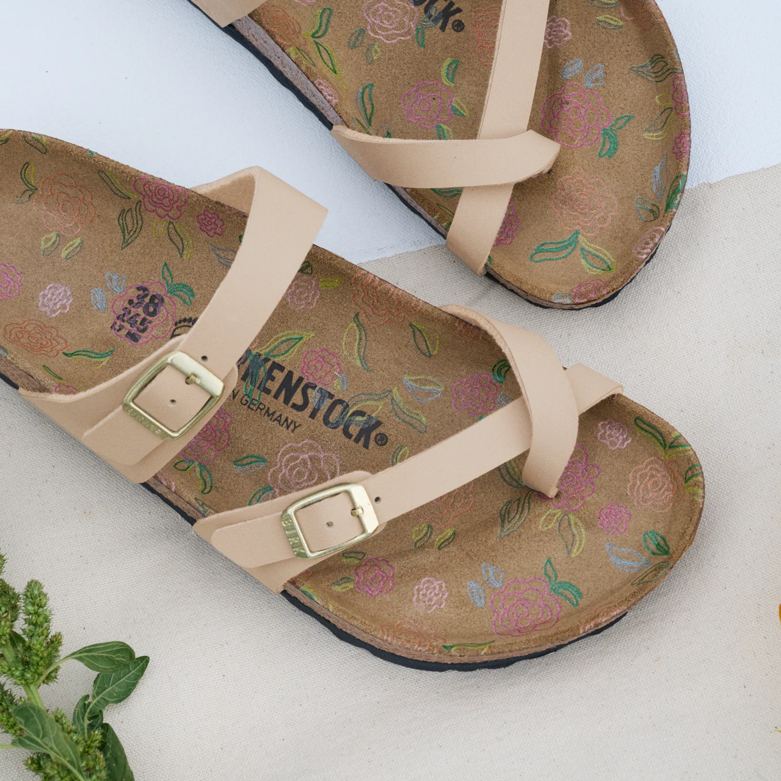 Birkenstock Mayari Sandal (Women) - Flowers Sandcastle Birko-Flor - Image 9