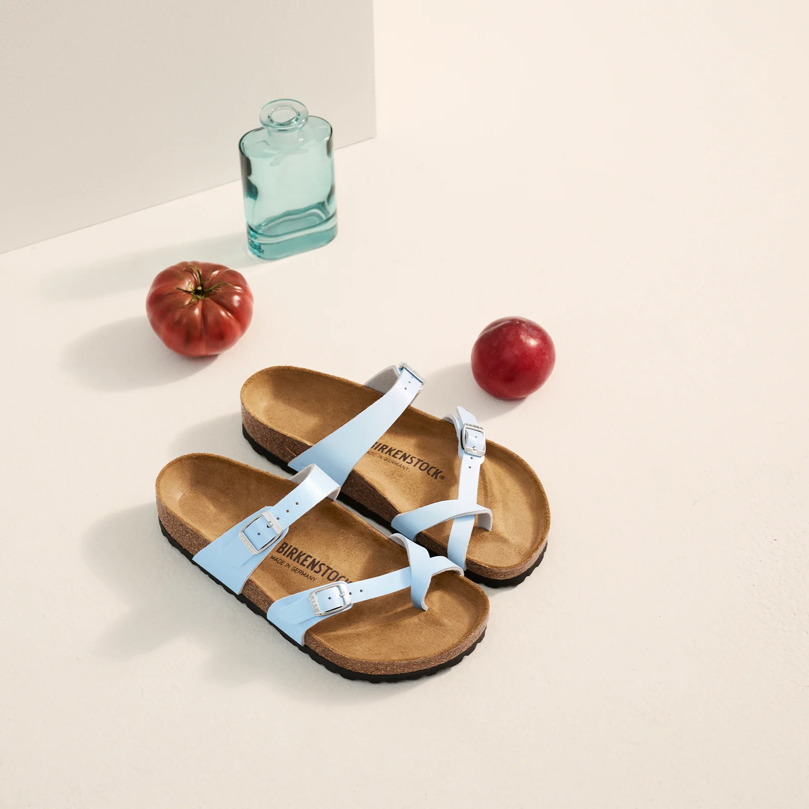 Birkenstock Mayari Sandal (Women) - Graceful Baby Blue Birko-Flor - Image 10