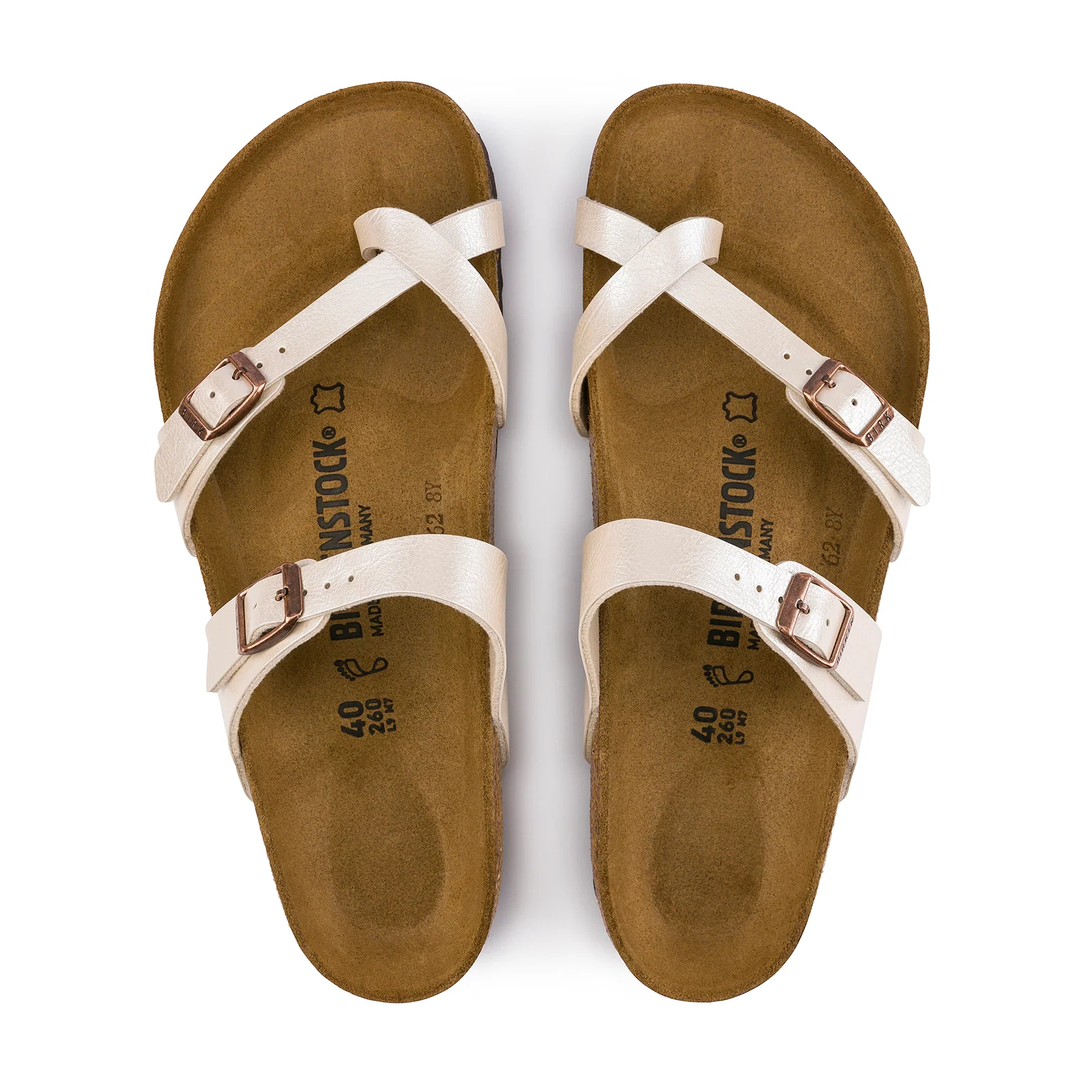 Birkenstock Mayari Sandal (Women) - Graceful Pearl White Birko-Flor - Image 2