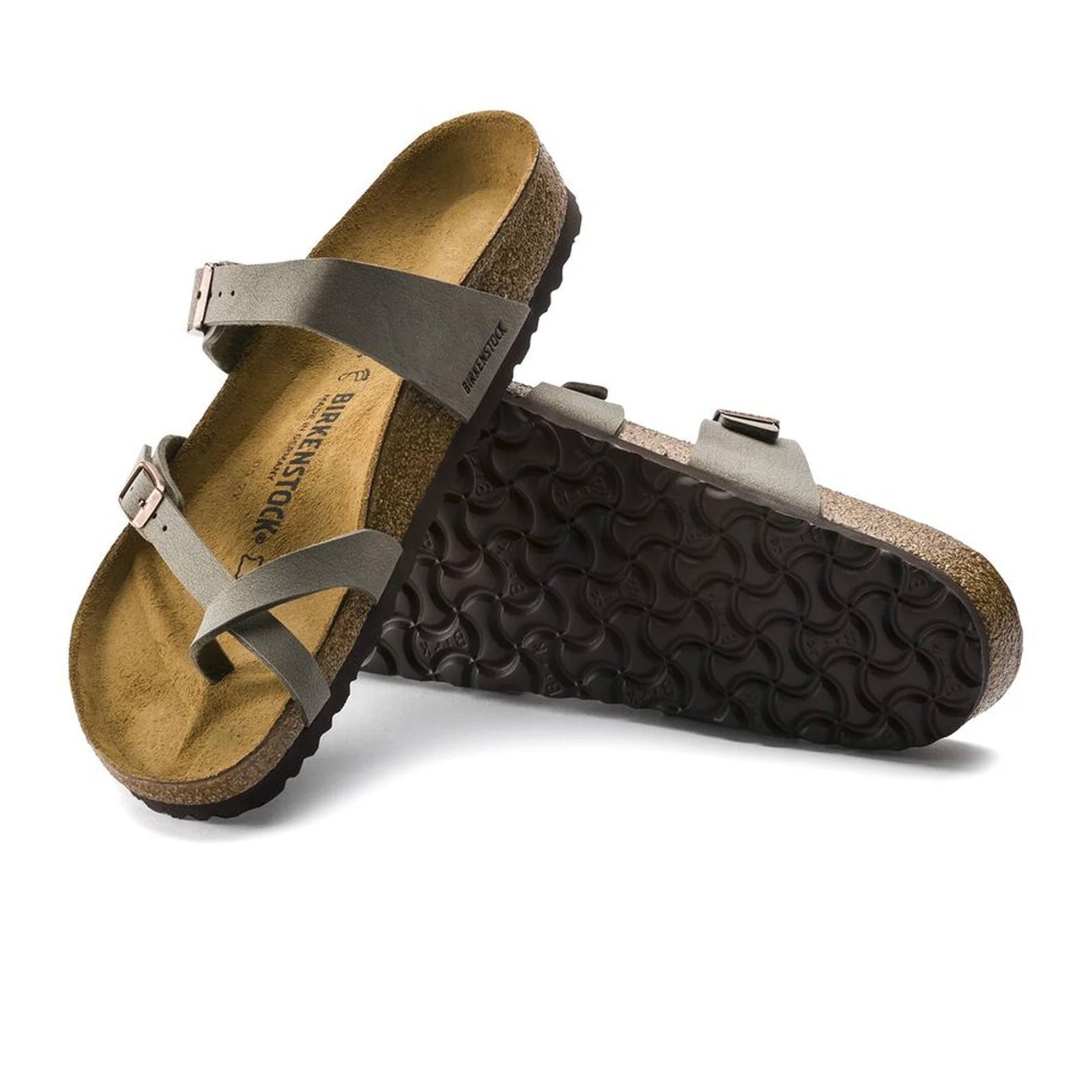 Birkenstock Mayari Sandal (Women) - Stone Birkibuc - Image 3