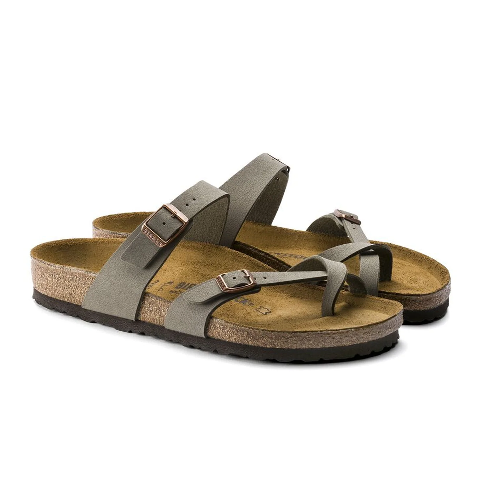 Birkenstock Mayari Sandal (Women) - Stone Birkibuc - Image 4