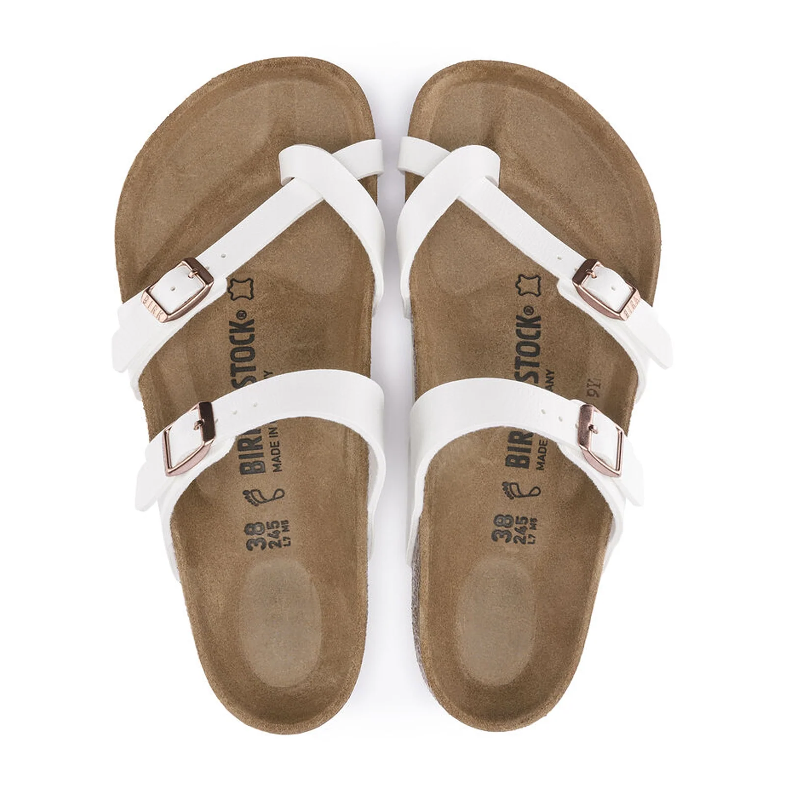 Birkenstock Mayari Sandal (Women) - White Birko-Flor - Image 2