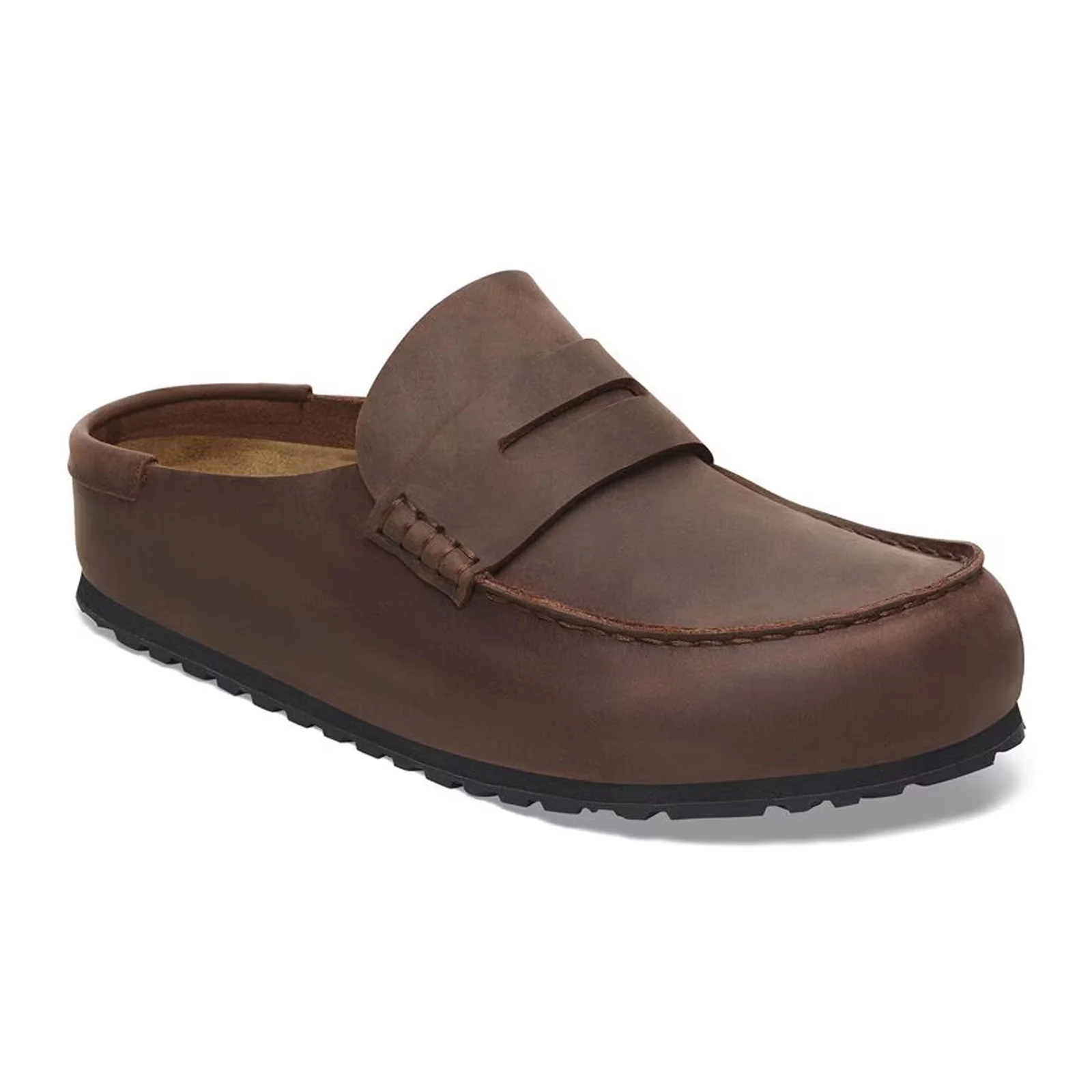 Birkenstock Naples Wrapped Clog (Men) - Habana Oiled Leather