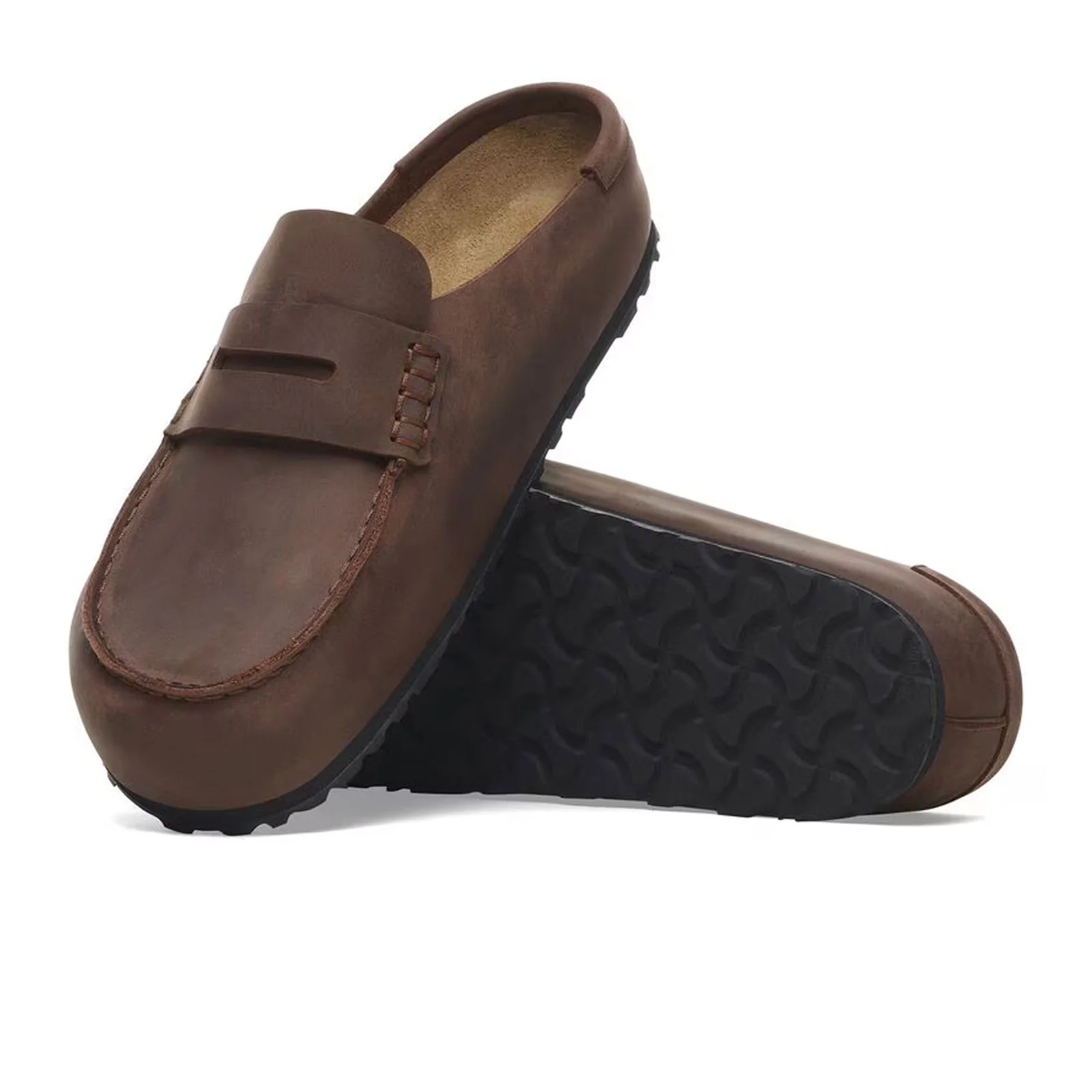 Birkenstock Naples Wrapped Clog (Men) - Habana Oiled Leather - Image 3