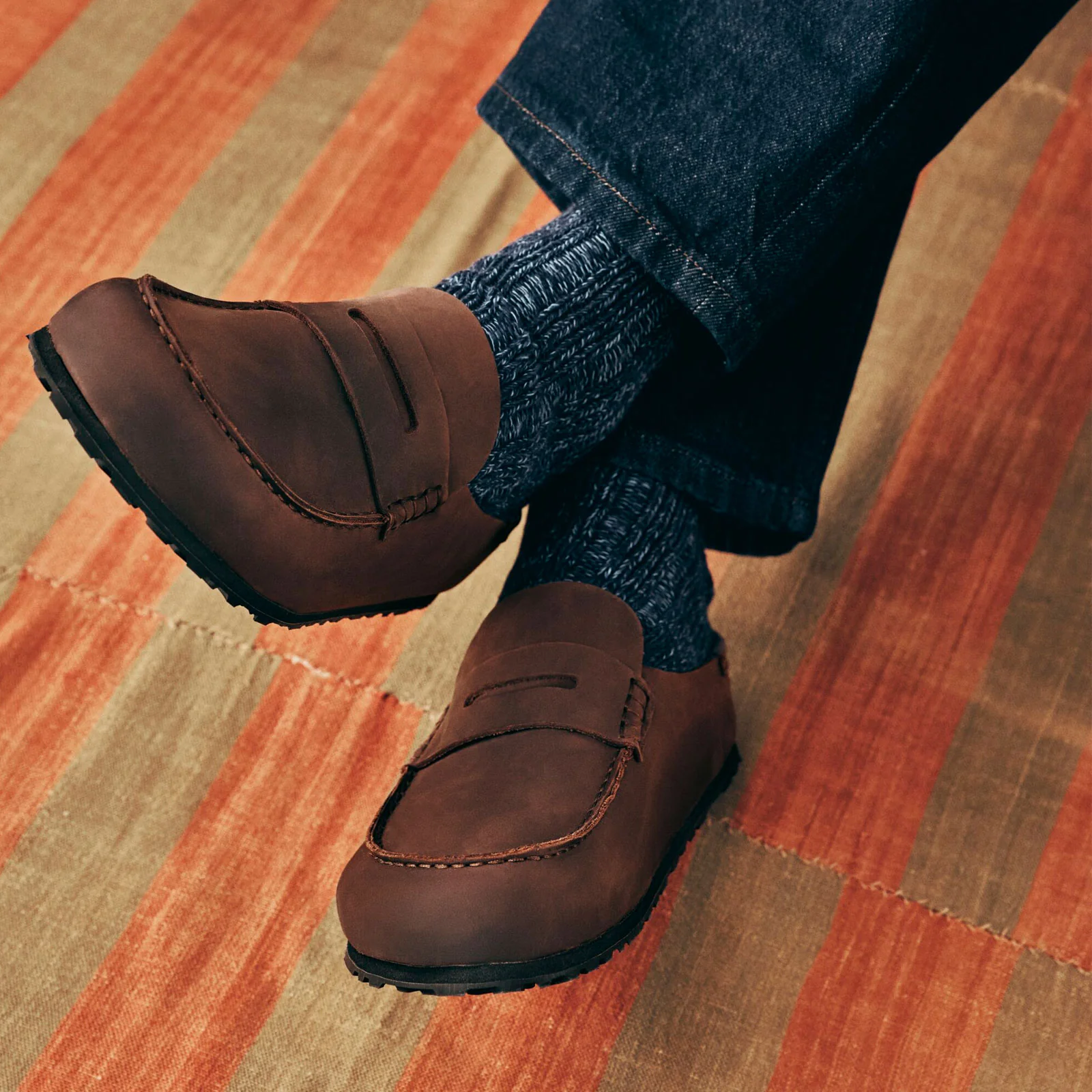 Birkenstock Naples Wrapped Clog (Men) - Habana Oiled Leather - Image 7