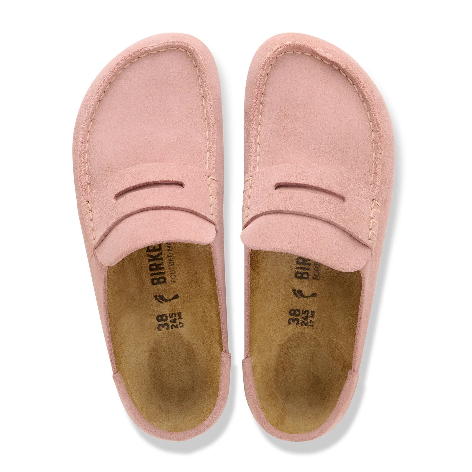 Birkenstock Naples Wrapped Narrow Clog (Women) - Pink Clay Suede - Image 3