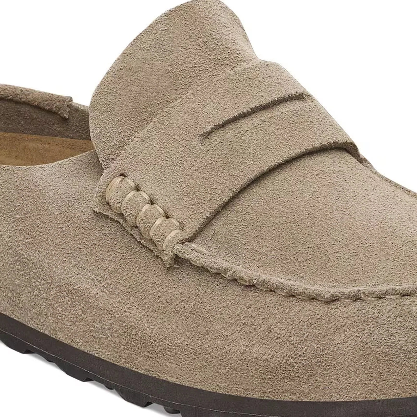 Birkenstock Naples Wrapped Narrow Clog (Women) - Taupe Suede - Image 5