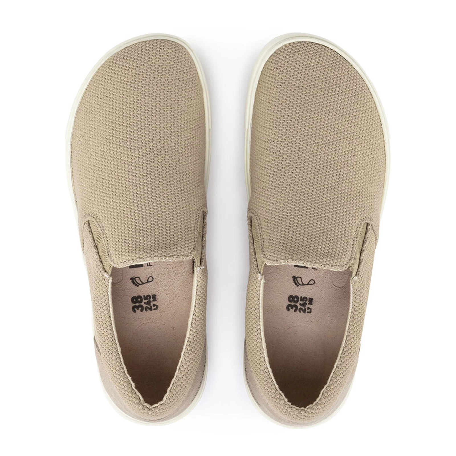 Birkenstock Oswego Narrow Slip On Sneaker (Women) - Sandcastle Canvas - Image 2