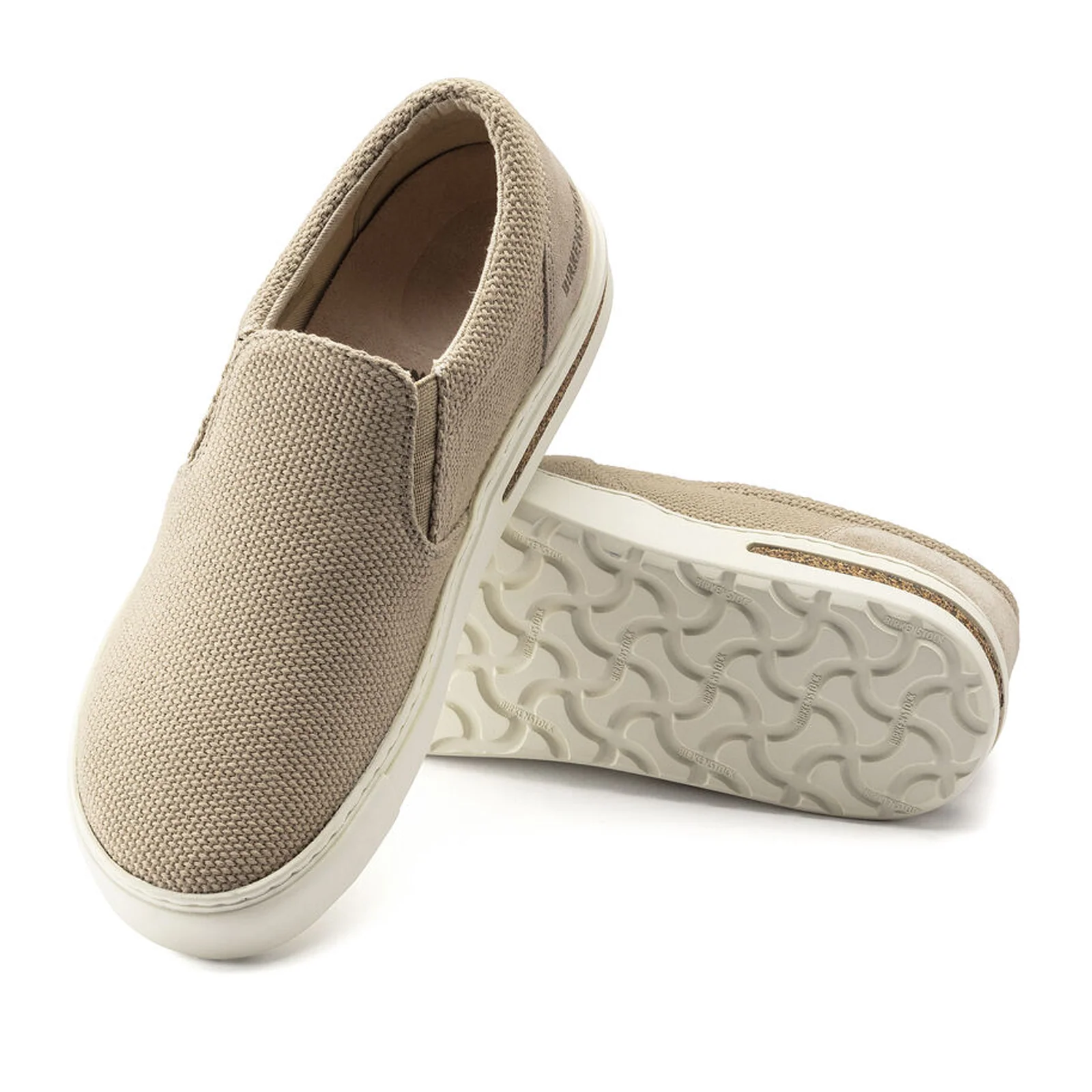 Birkenstock Oswego Narrow Slip On Sneaker (Women) - Sandcastle Canvas - Image 3