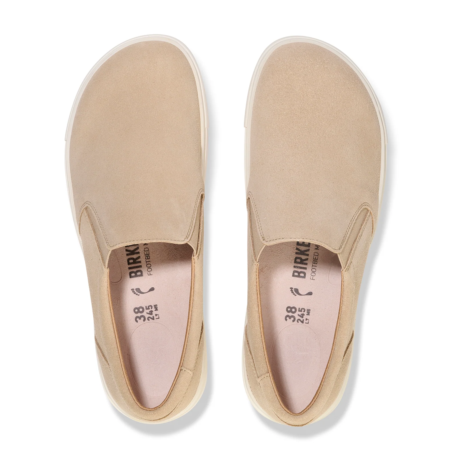Birkenstock Oswego Narrow Slip On Sneaker (Women) - Sandcastle Suede - Image 2