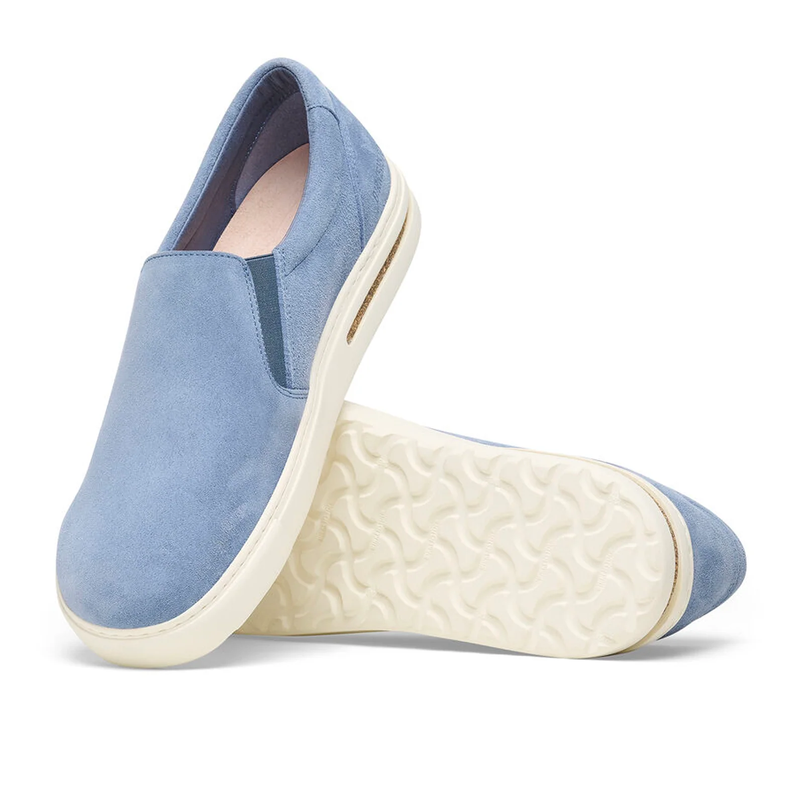 Birkenstock Oswego Slip On Sneaker (Men) - Elemental Blue Suede - Image 3