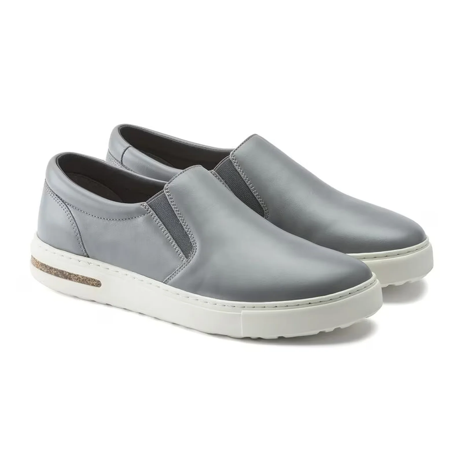 Birkenstock Oswego Slip On Sneaker (Men) - Gray Leather - Image 4