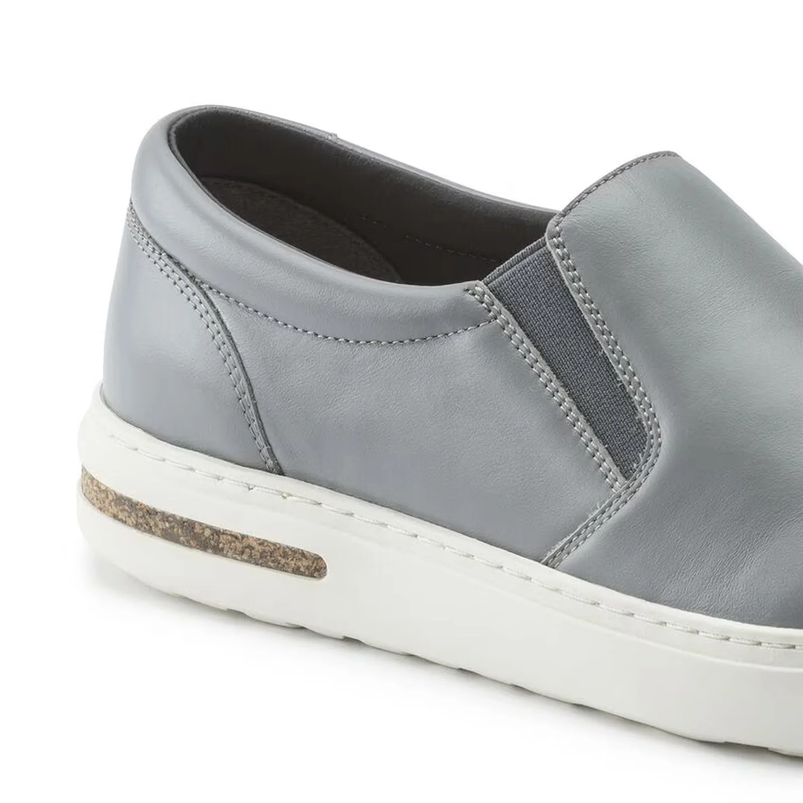 Birkenstock Oswego Slip On Sneaker (Men) - Gray Leather - Image 5
