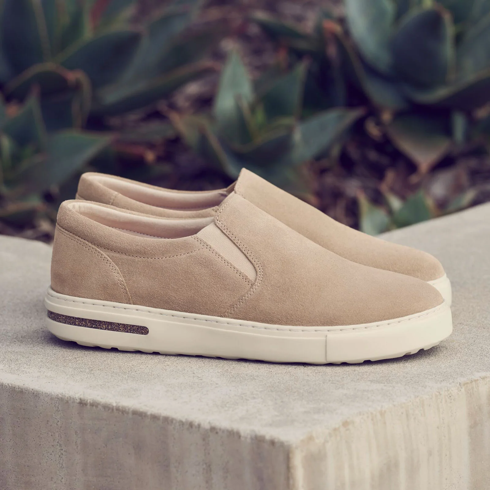 Birkenstock Oswego Slip On Sneaker (Men) - Taupe Suede - Image 4