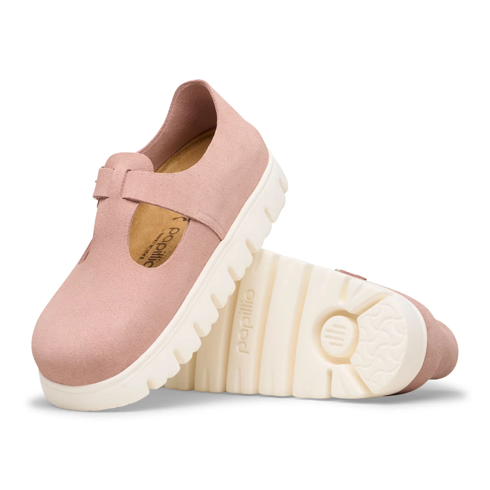 Birkenstock Paris Chunky Narrow Mary Jane (Women) - Pink Clay Suede - Image 3