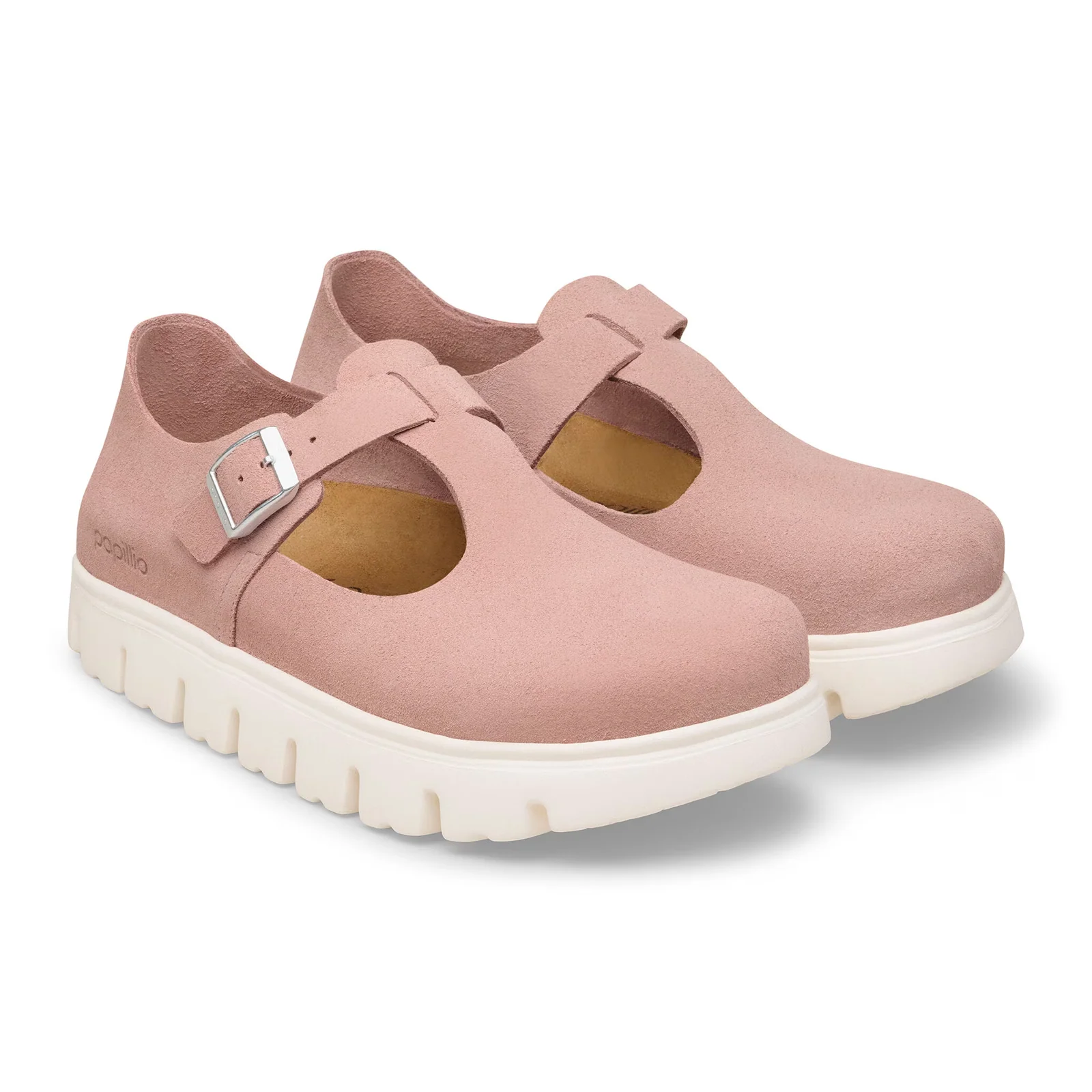 Birkenstock Paris Chunky Narrow Mary Jane (Women) - Pink Clay Suede - Image 4