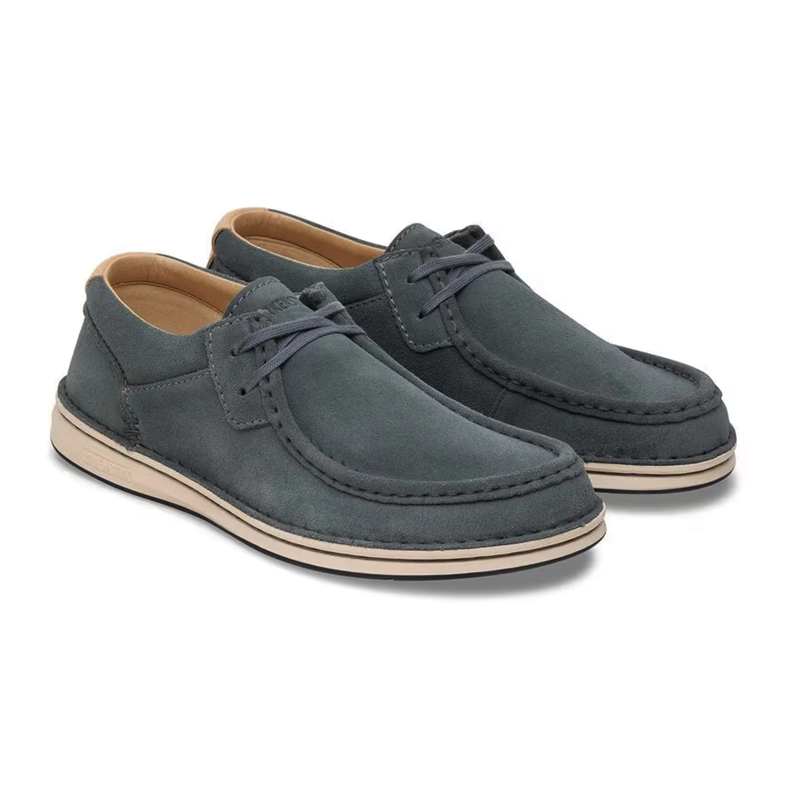 Birkenstock Pasadena Slip On (Men) - Basalt Gray Suede - Image 4
