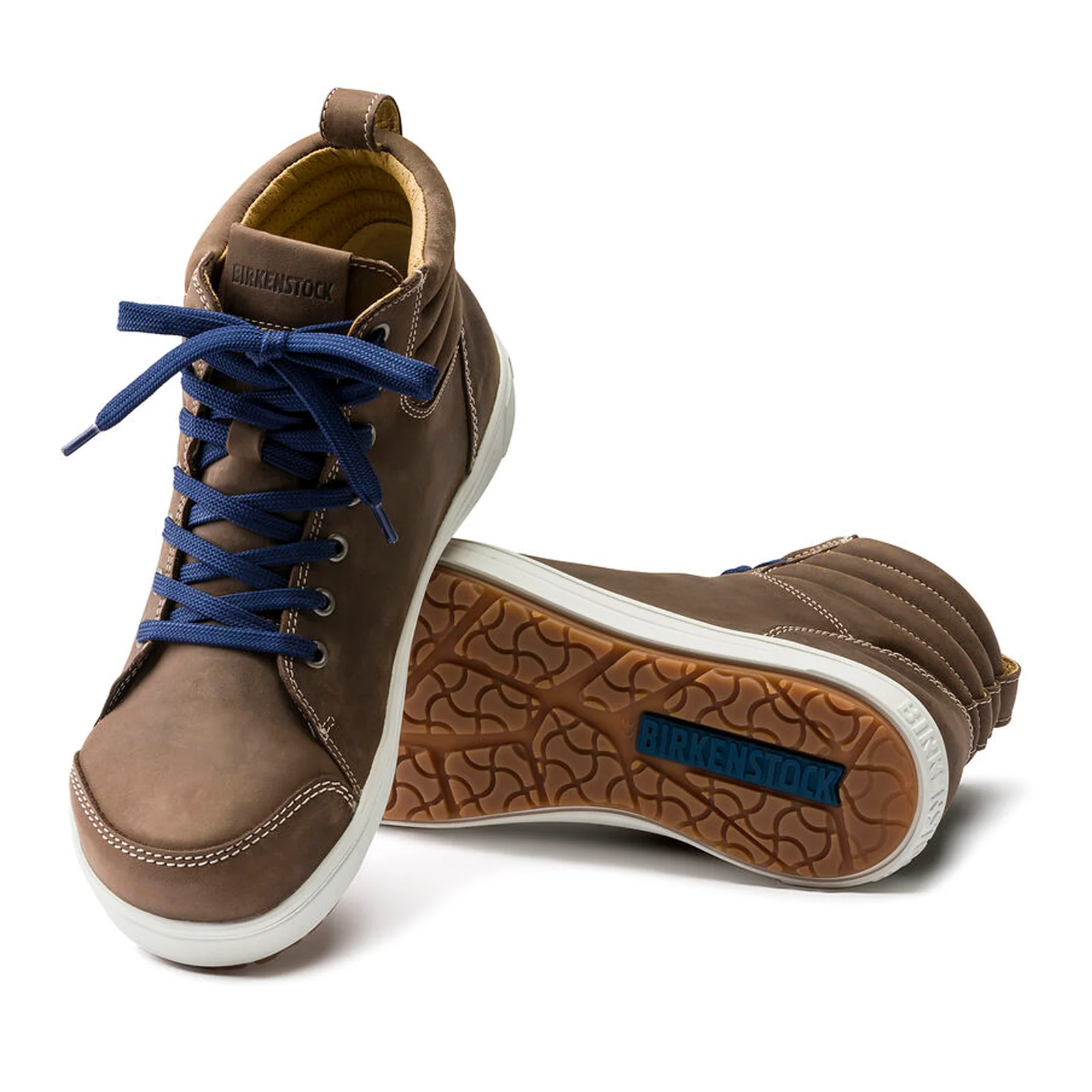 Birkenstock QS700 High Top Steel Toe Safety Shoe (Men) - Brown Nubuck - Image 3